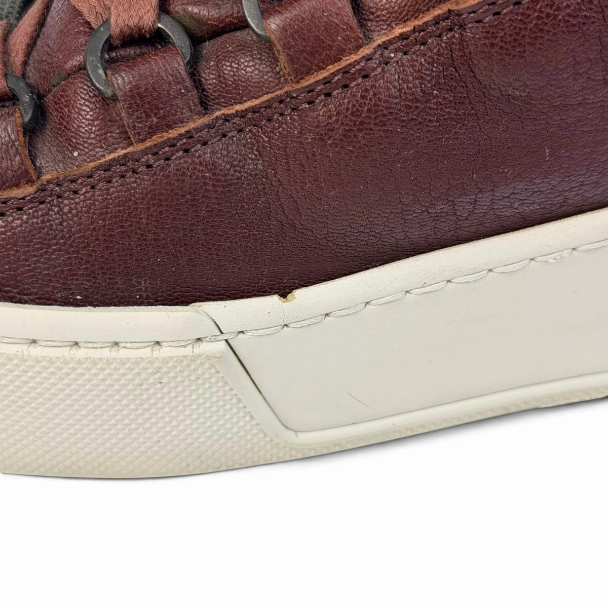 Balenciaga Arena High Burgundy