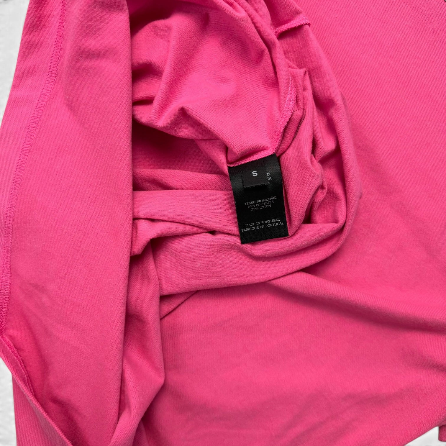 Vetements SS20 "Priority Mail Express" Logo T-Shirt Pink