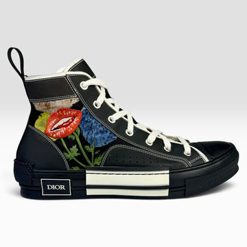 Dior B23 High-Top Raymond Pettibon "Lip Flower"