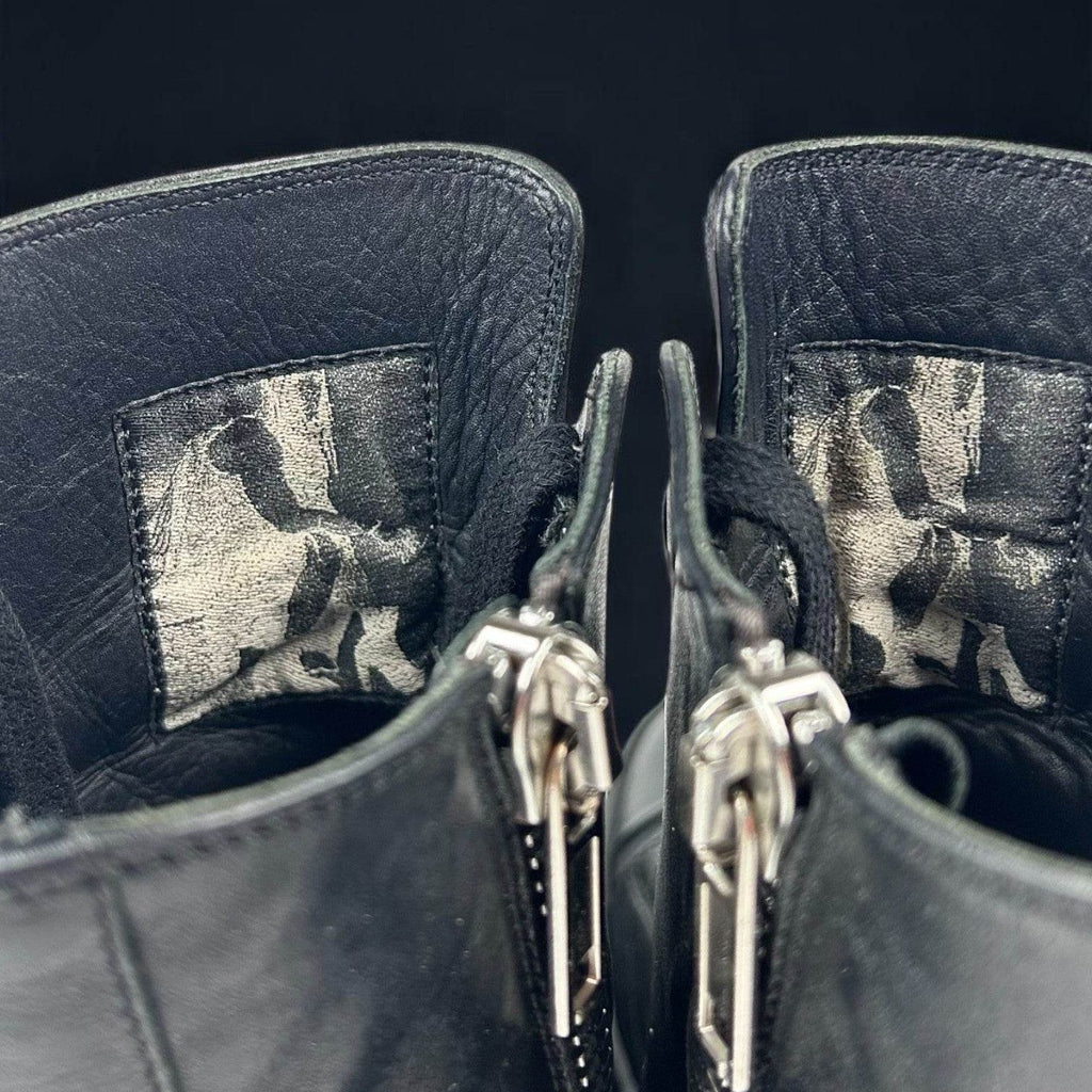Rick Owens Ramones High Mainline Black - V STEALS