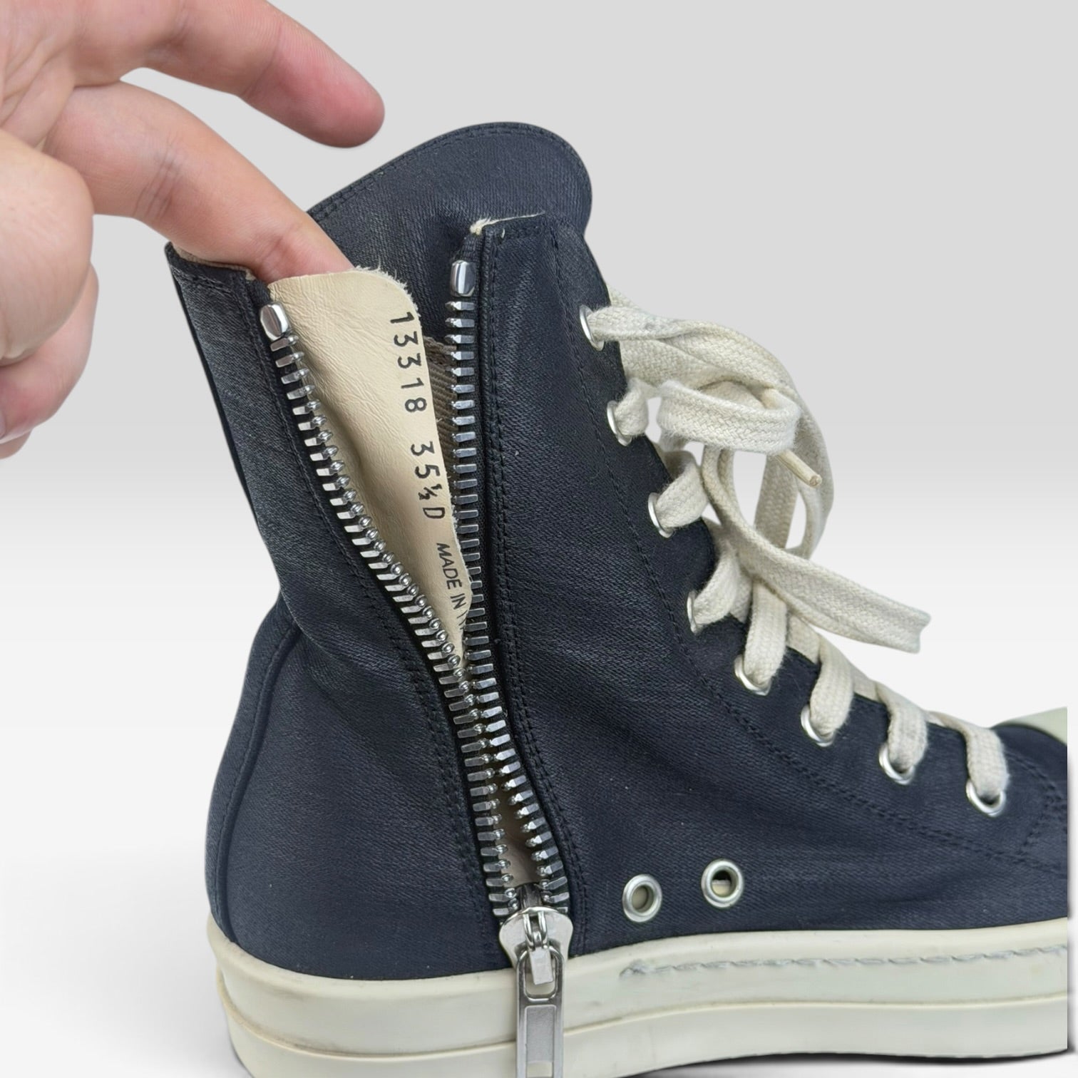 Rick Owens DRKSHDW Ramones High Denim | Sneakers Rick Owens