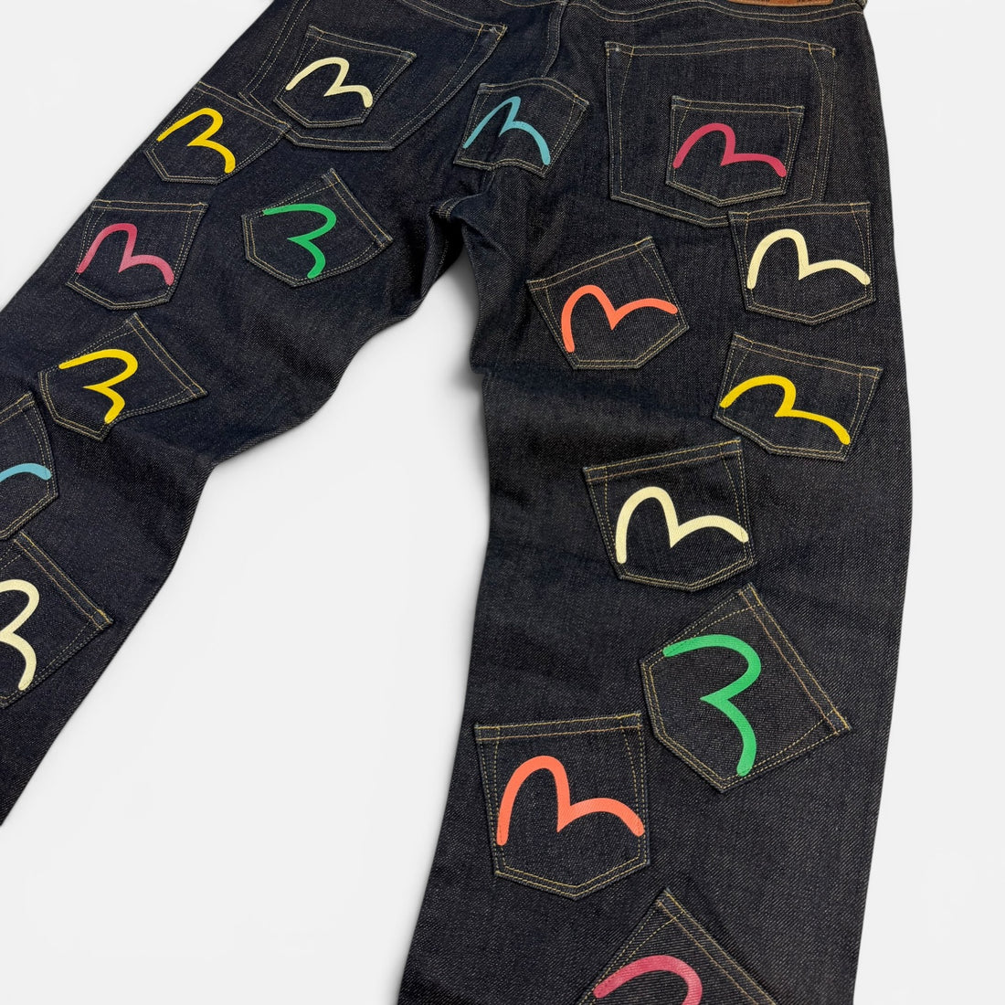 Evisu No. 3 2000 Multi-Pocket Seagull Japanese Denim, vedere din față