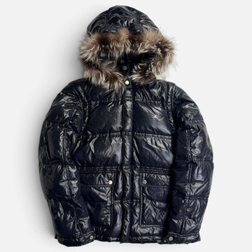Burberry Black Label Fur Black Puffer Jacket 2000s – Men Clothing BURBERRY la V STEALS