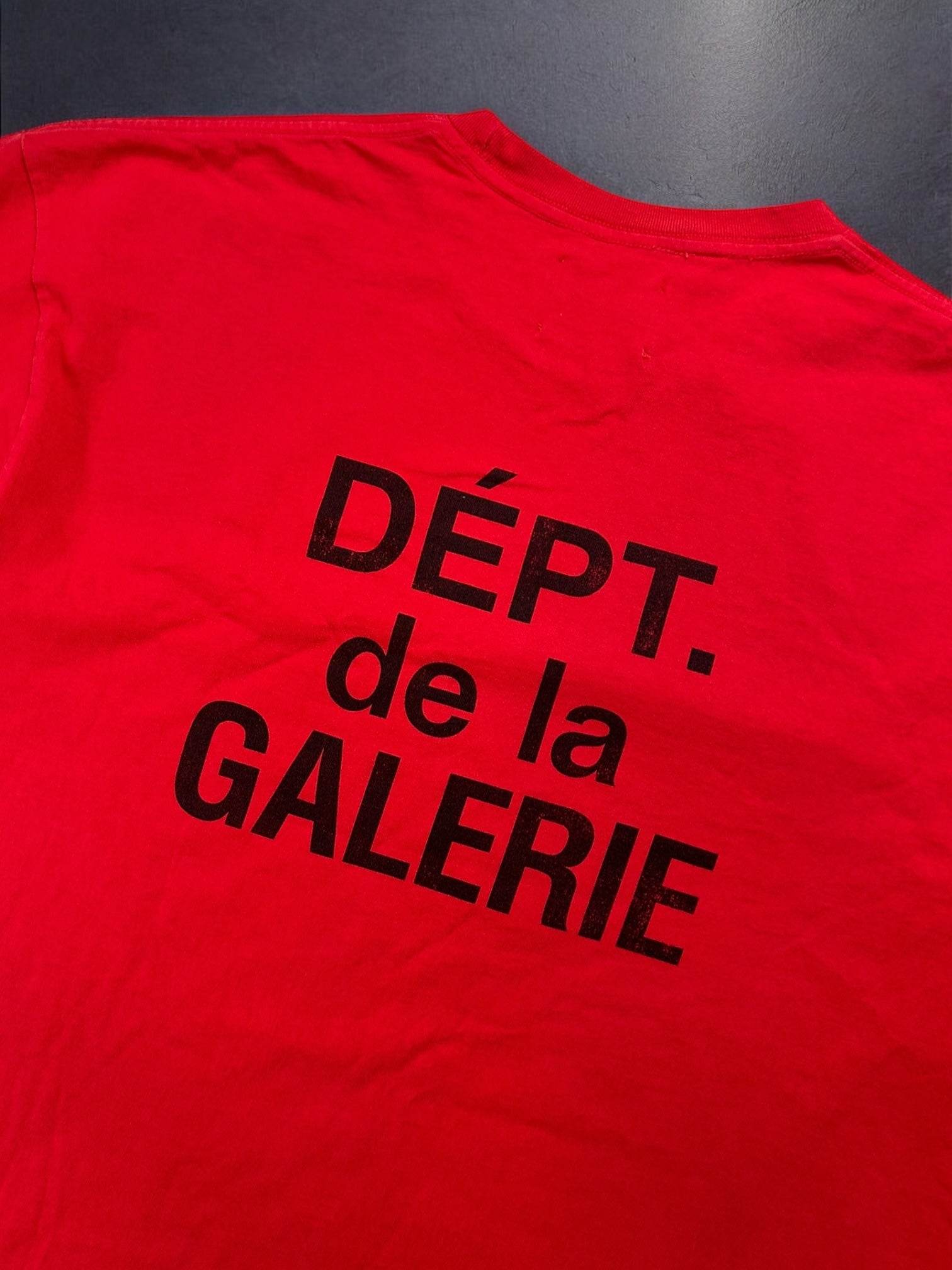 Gallery Dept French Logo T-shirt Red - V STEALS