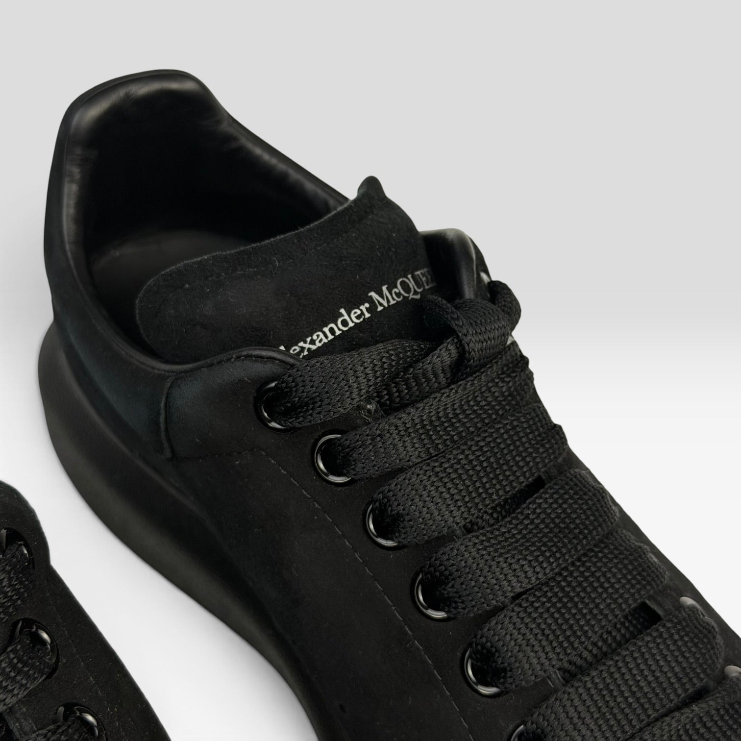 Alexander McQueen Oversized Sneaker Black Suede