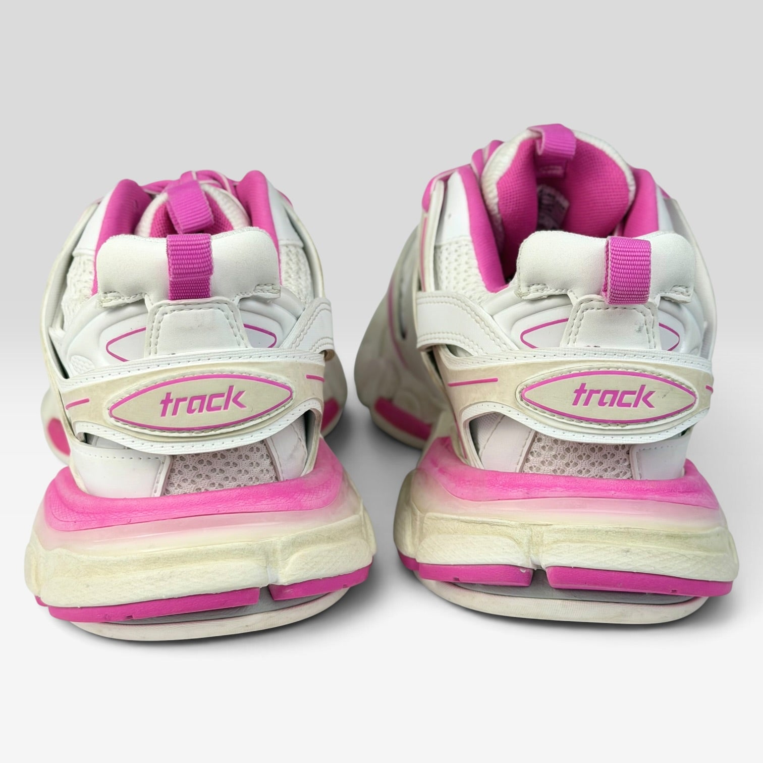 Balenciaga Track White/Pink Distressed