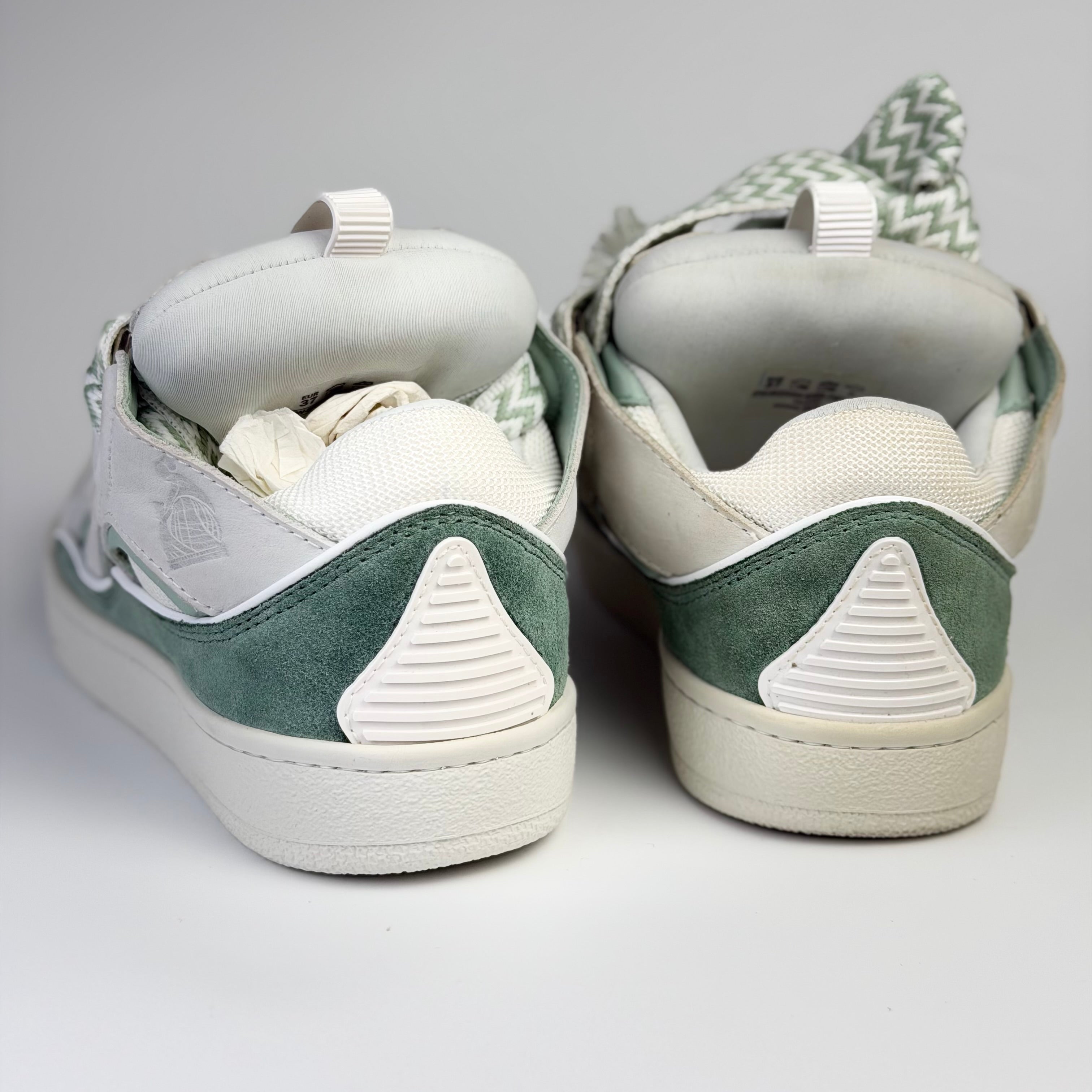 Lanvin Curb Turqoise Sneakers