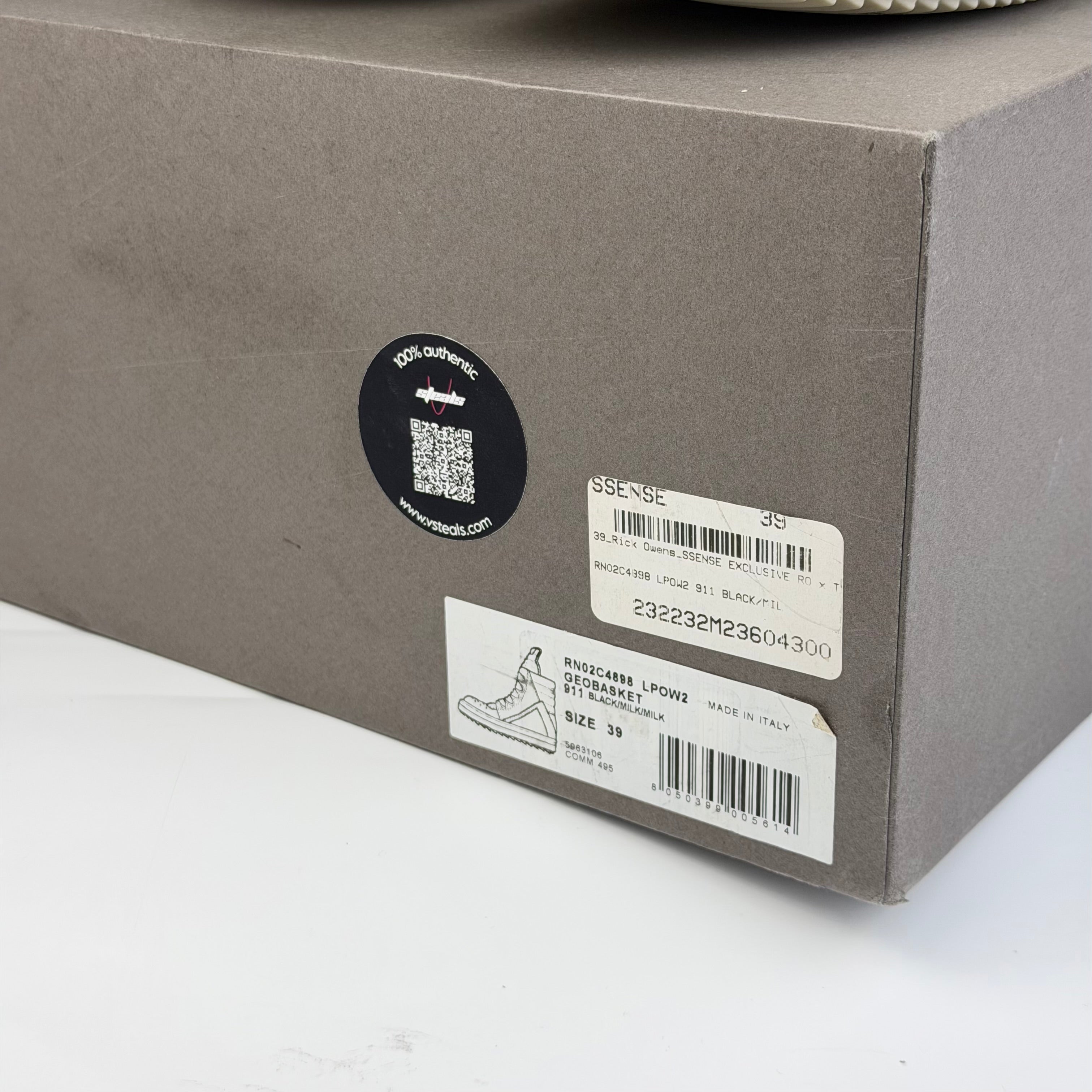 Rick Owens Geobasket Jumbo Lace