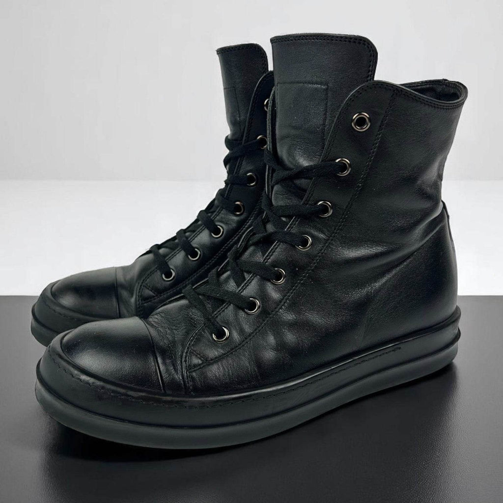 Rick Owens Ramones High Mainline Black - V STEALS