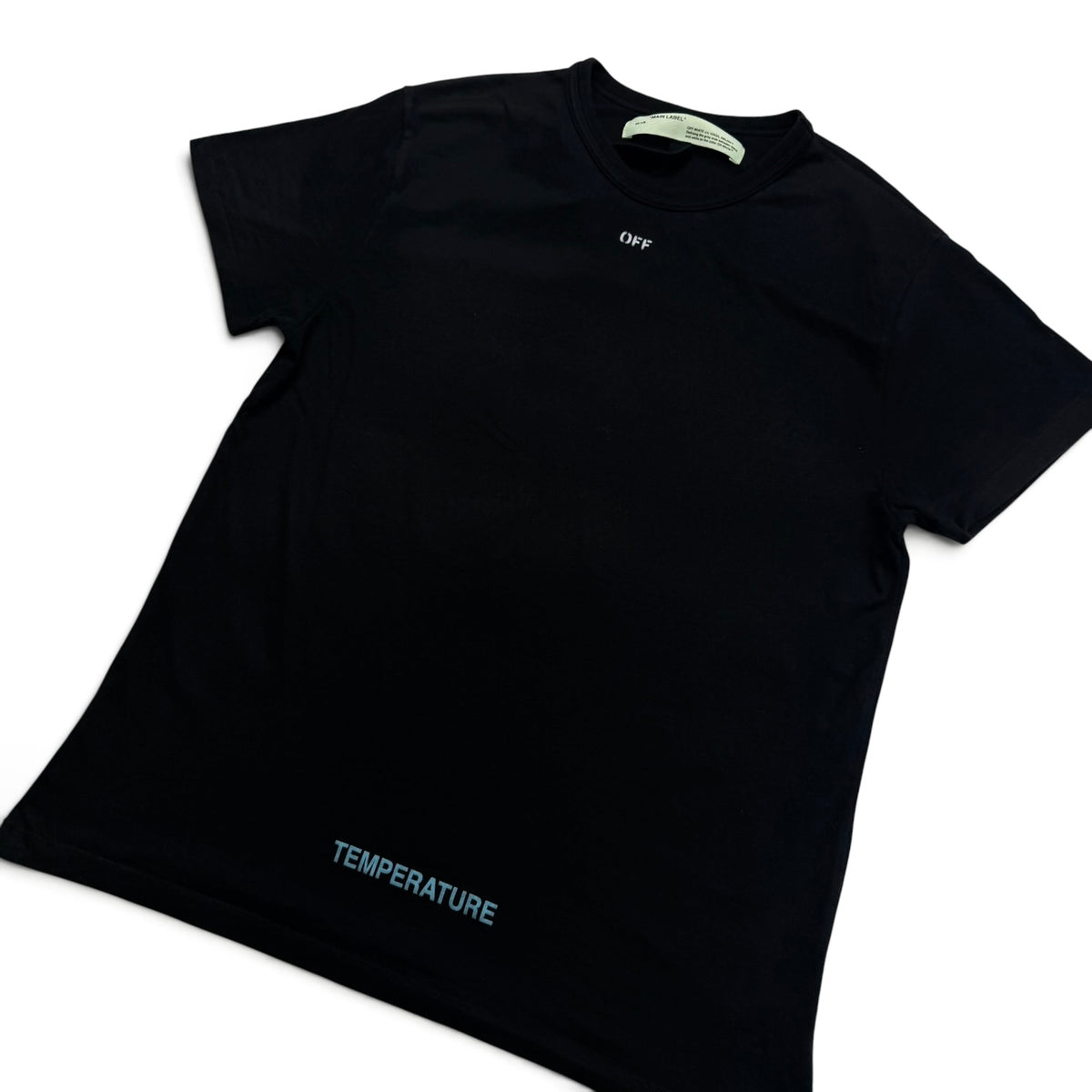 Off-White Temperature T-Shirt Black