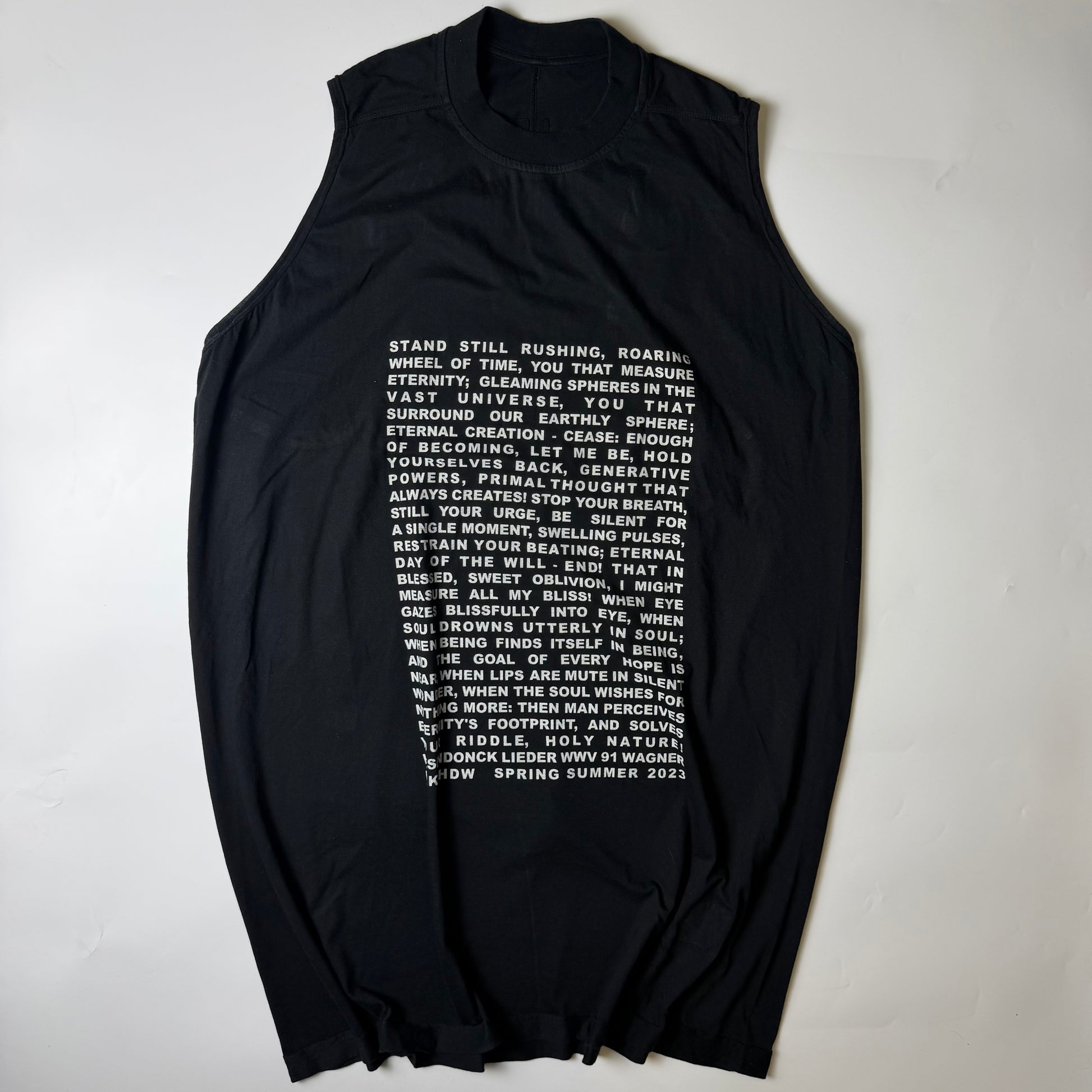 Rick Owens Sleeveless T-shirt