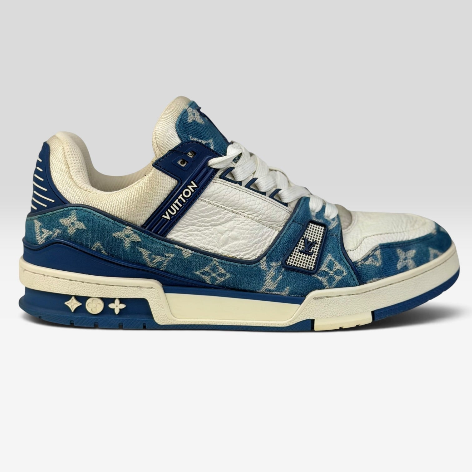 Louis Vuitton LV Trainer Blue Denim | Sneakers Louis Vuitton