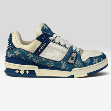 Louis Vuitton LV Trainer Blue Denim | Sneakers Louis Vuitton