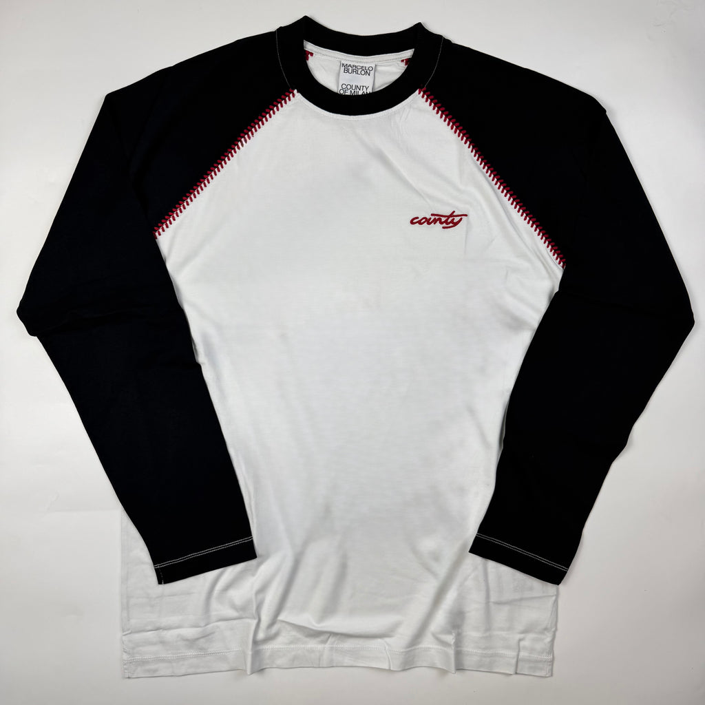 Marcelo Burlon Logo Raglan Longsleeve T-shirt