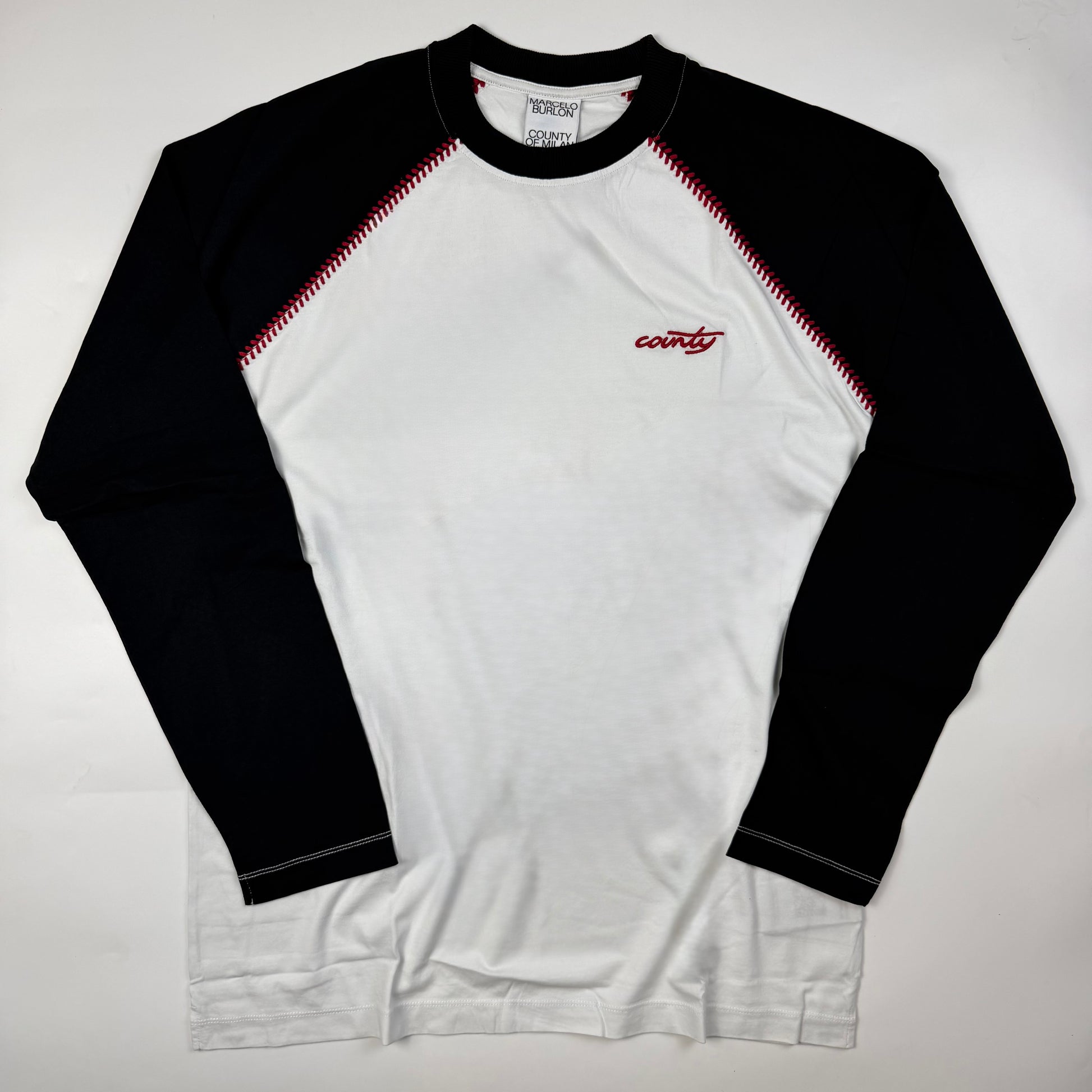 Marcelo Burlon Logo Raglan Longsleeve T-shirt