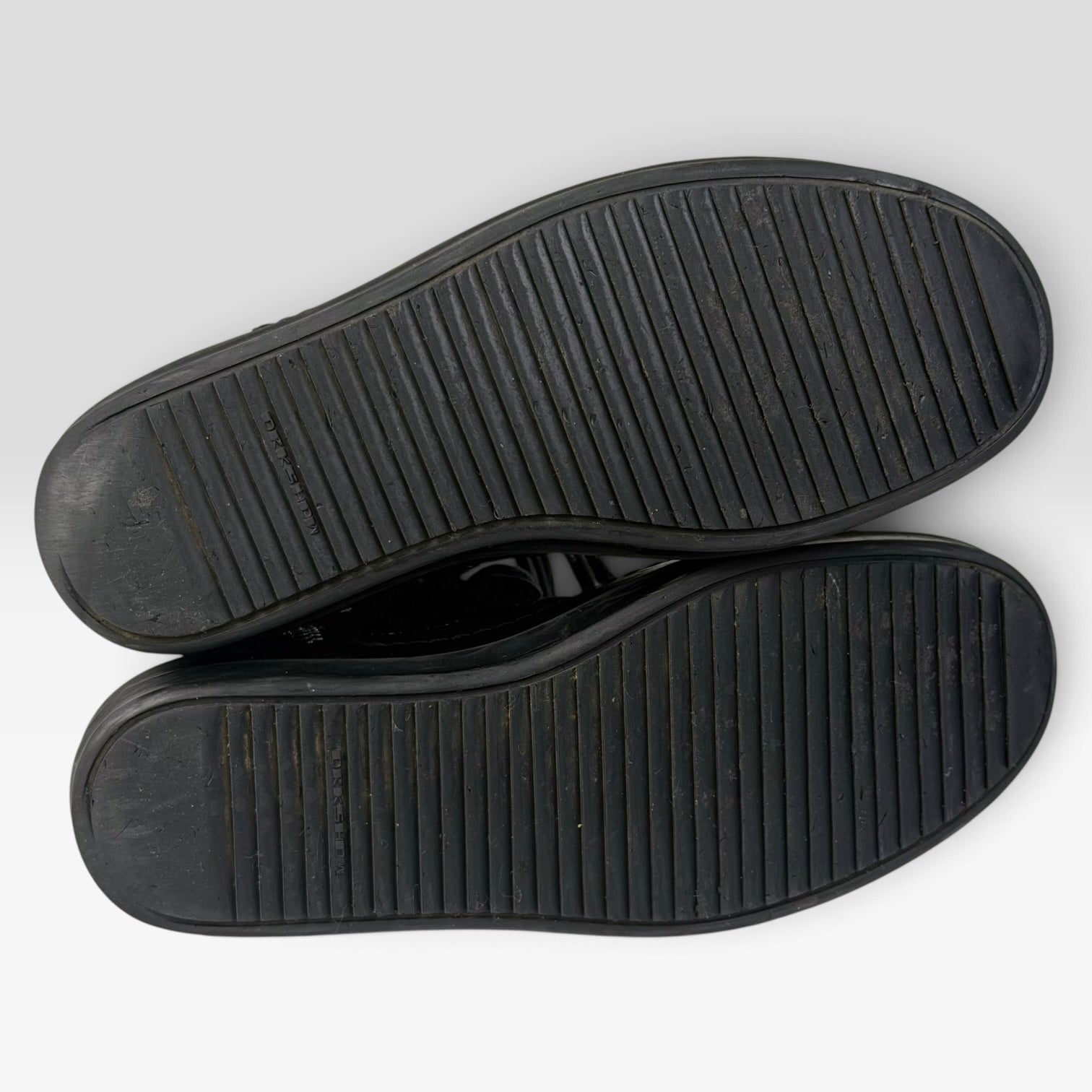 Rick Owens DRKSHDW Vegan Ramones Waxed Triple Black
