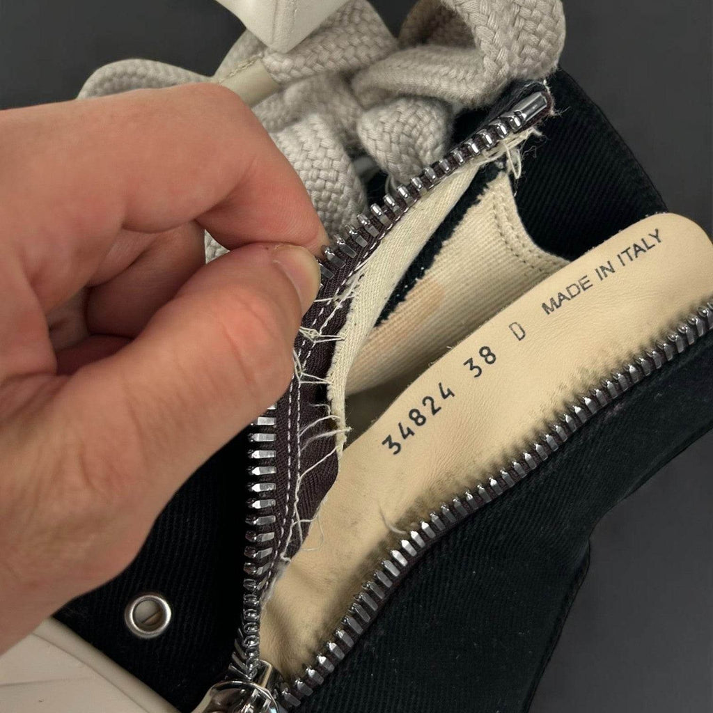Rick Owens Ramones High Abstract Jumbo Lace - V STEALS
