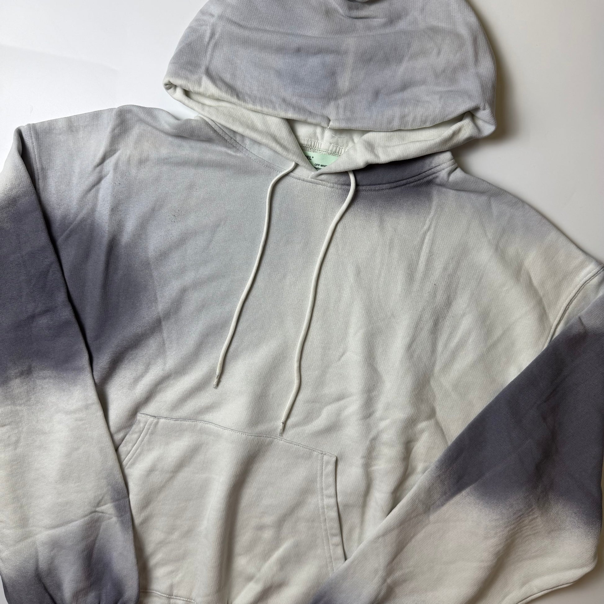 Off-White Grey Spray Hoodie