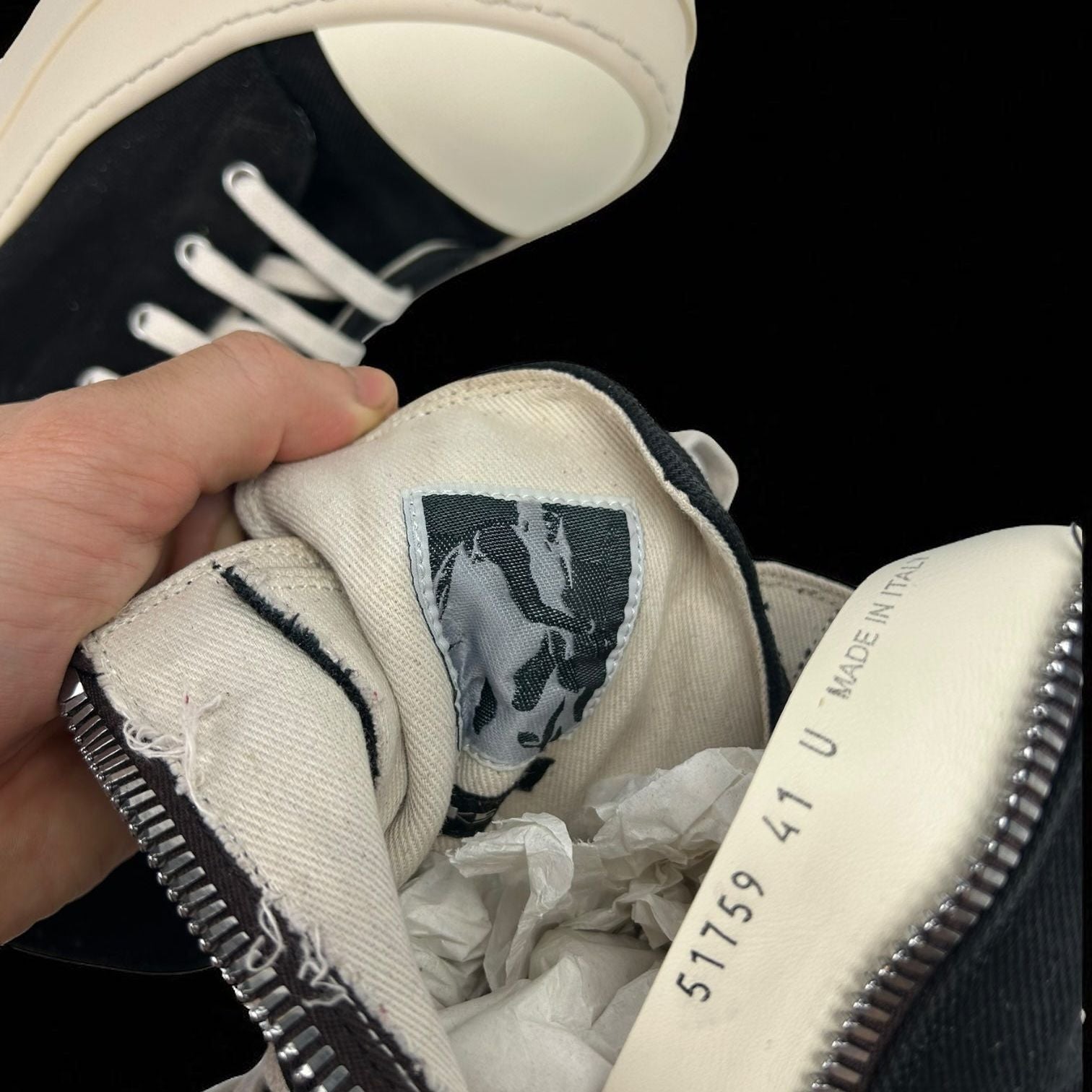 Rick Owens Mega Bumper Ramones High