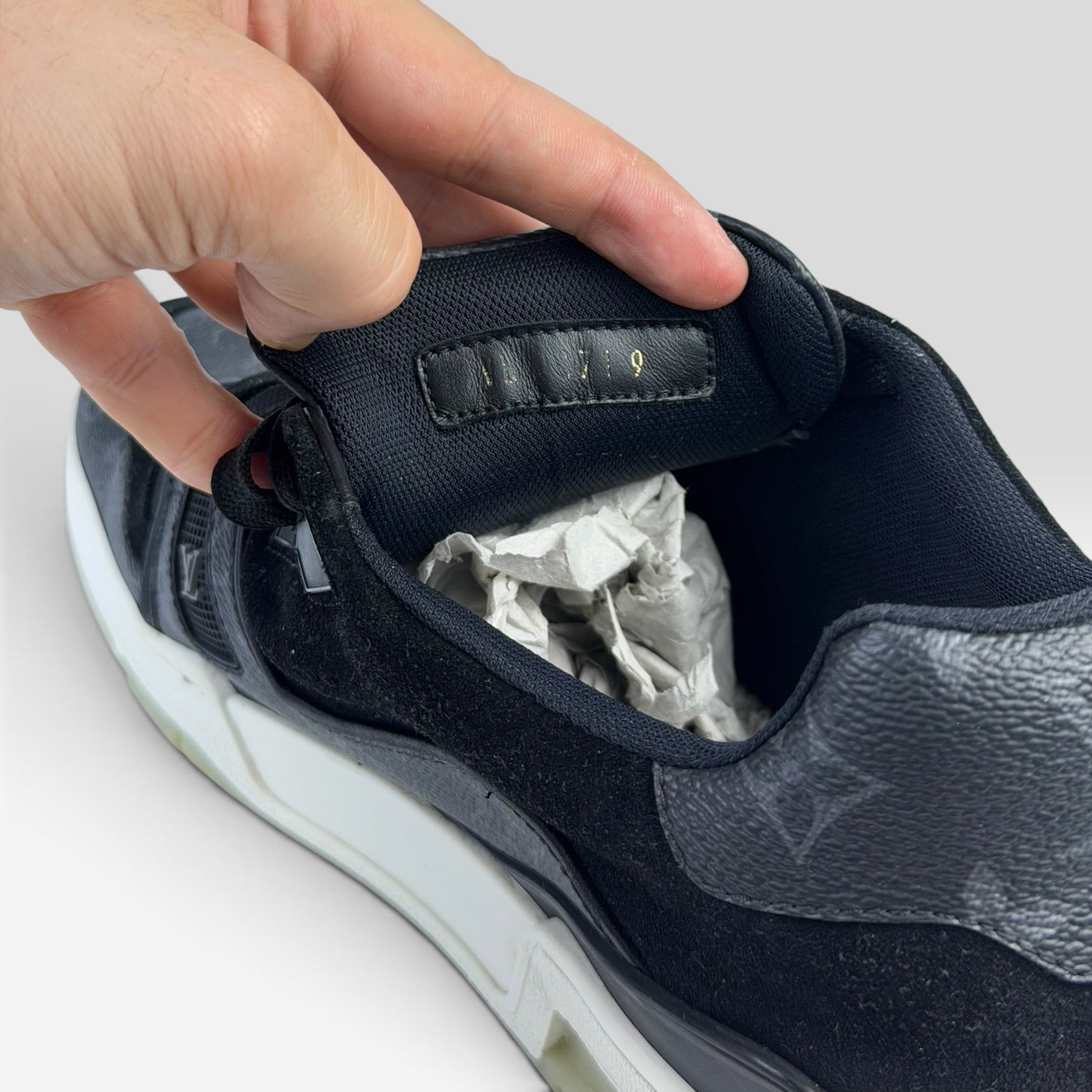 Louis Vuitton LV Trainer Black Monogram
