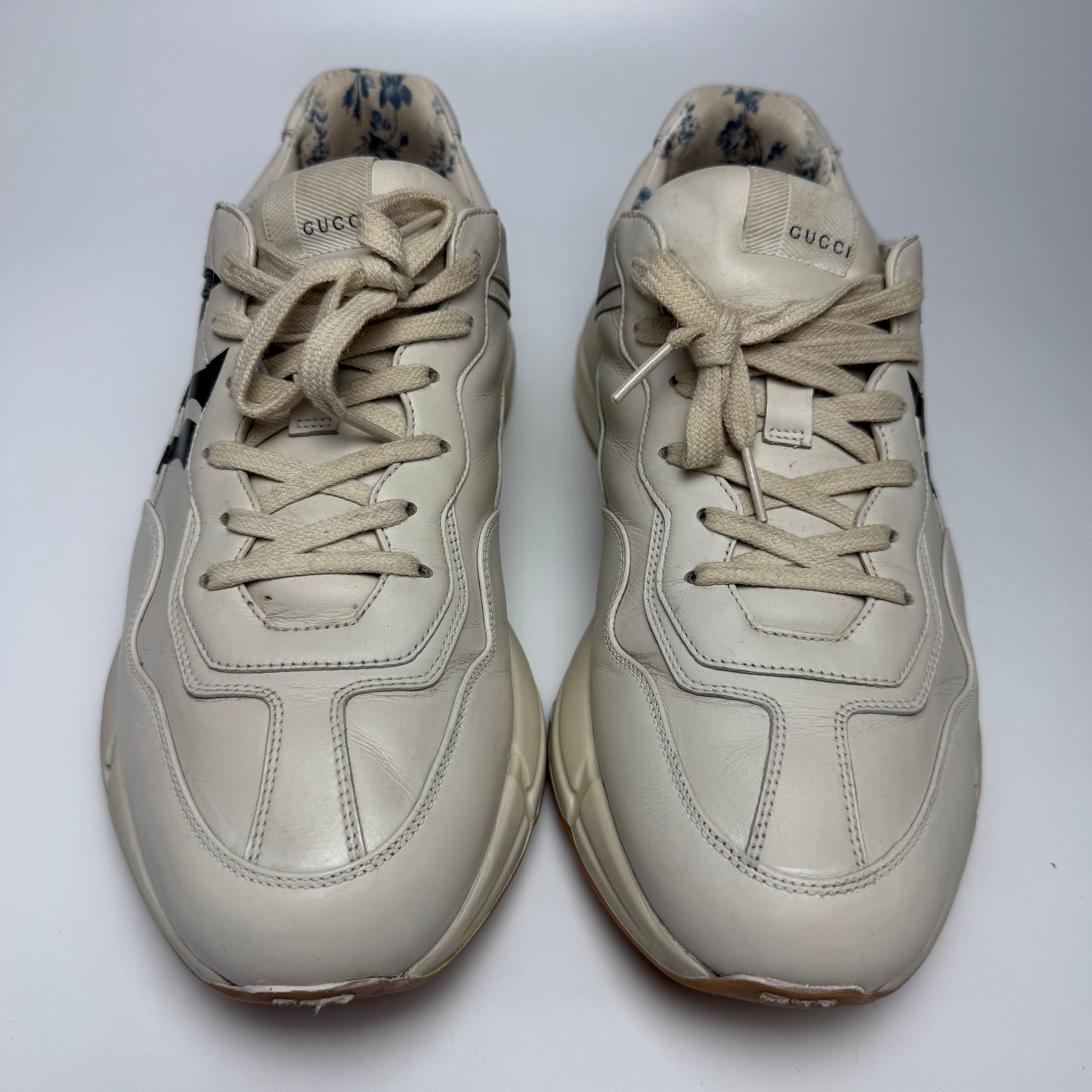 Gucci Rhyton Leather Sneakers