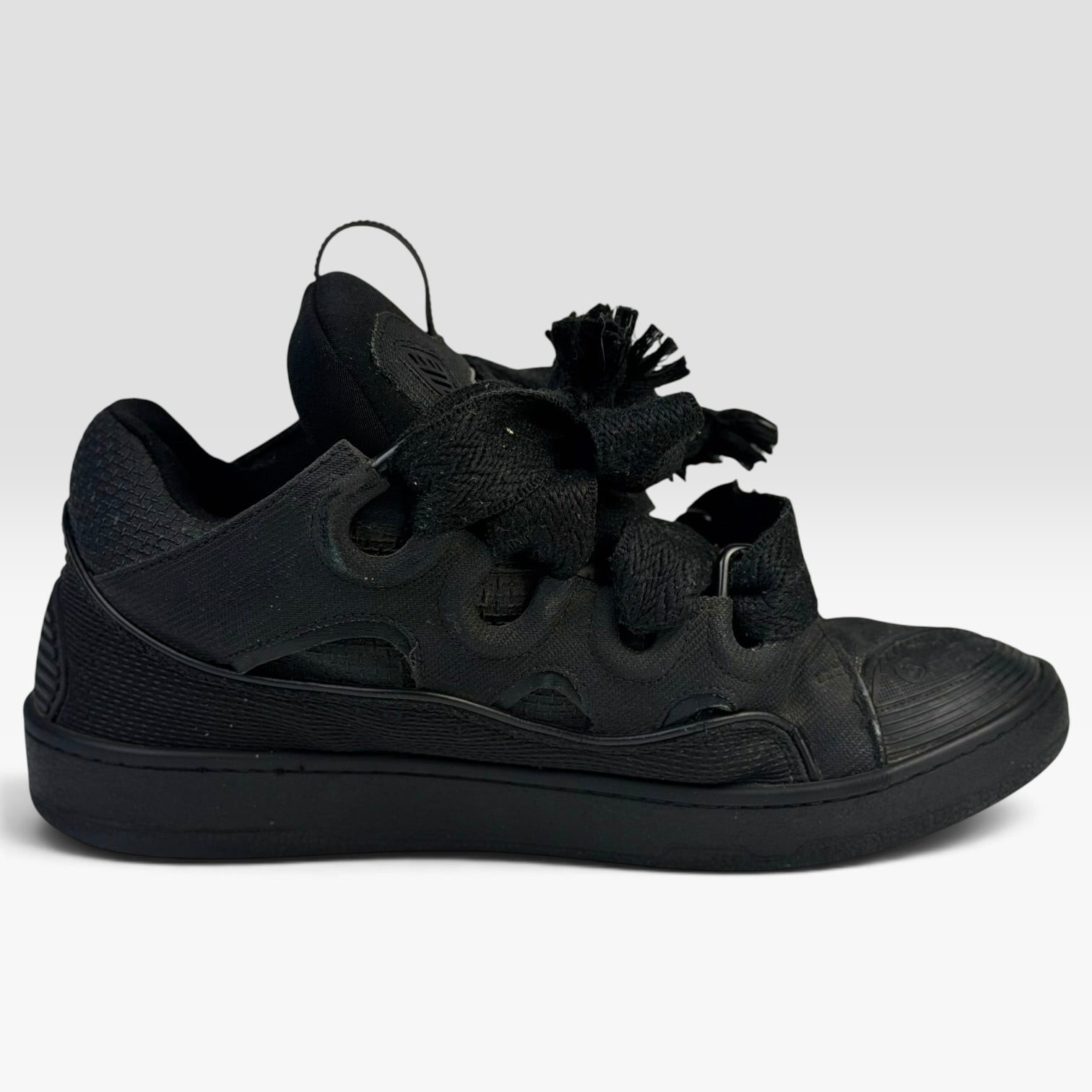 Lanvin Curb Metallic Effect Black