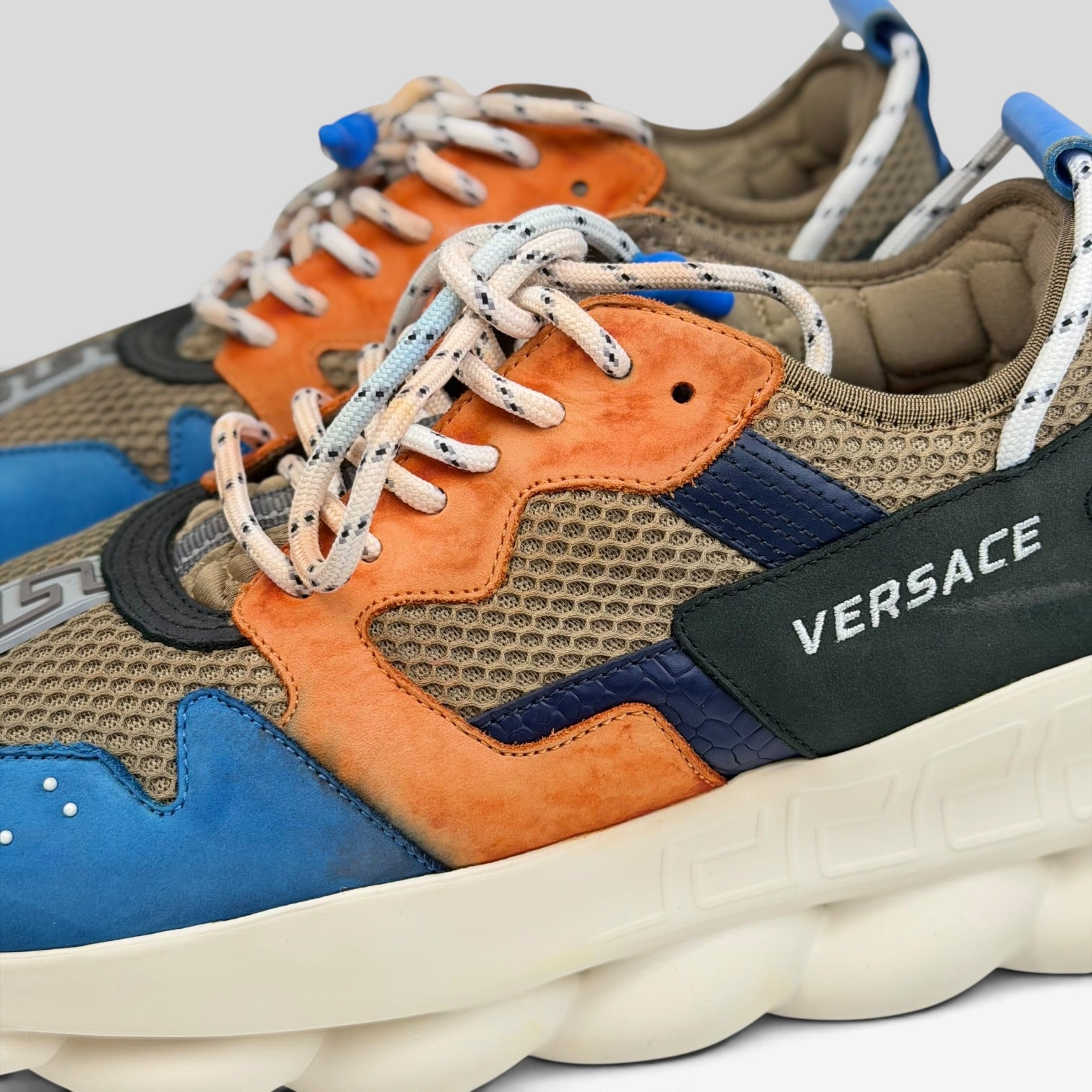 Versace Chain Reaction Blue/Orange | Sneakers Versace