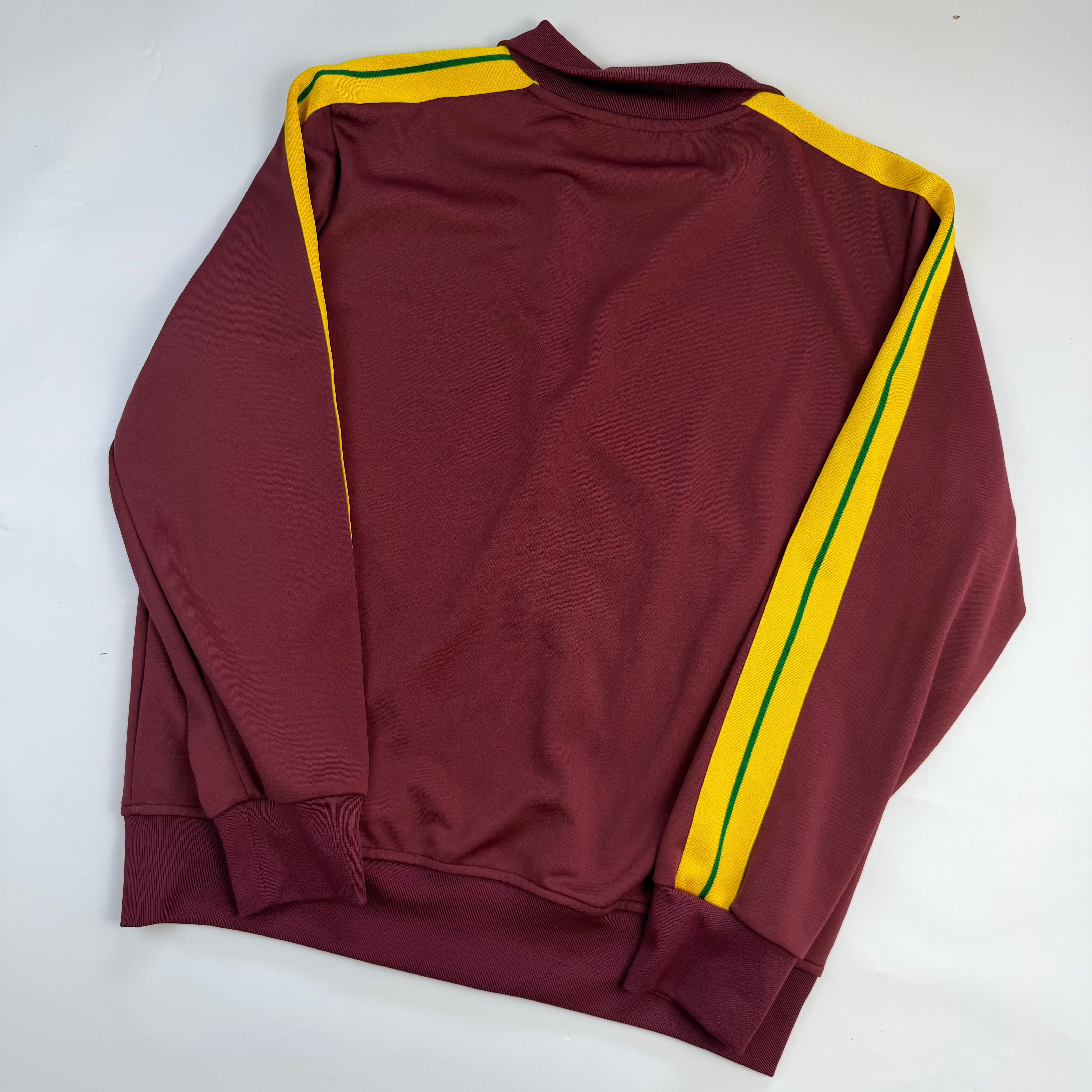 Palm Angels Track Jacket Burgundy/Yellow