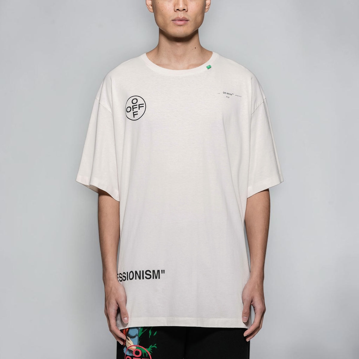 Off-White Stencil S/S Over T-Shirt White