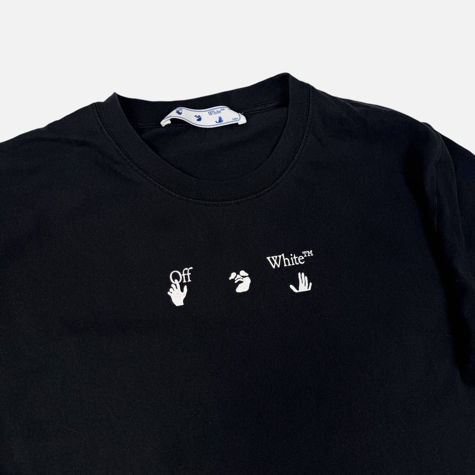 Off-White Blue Marker T-Shirt Black