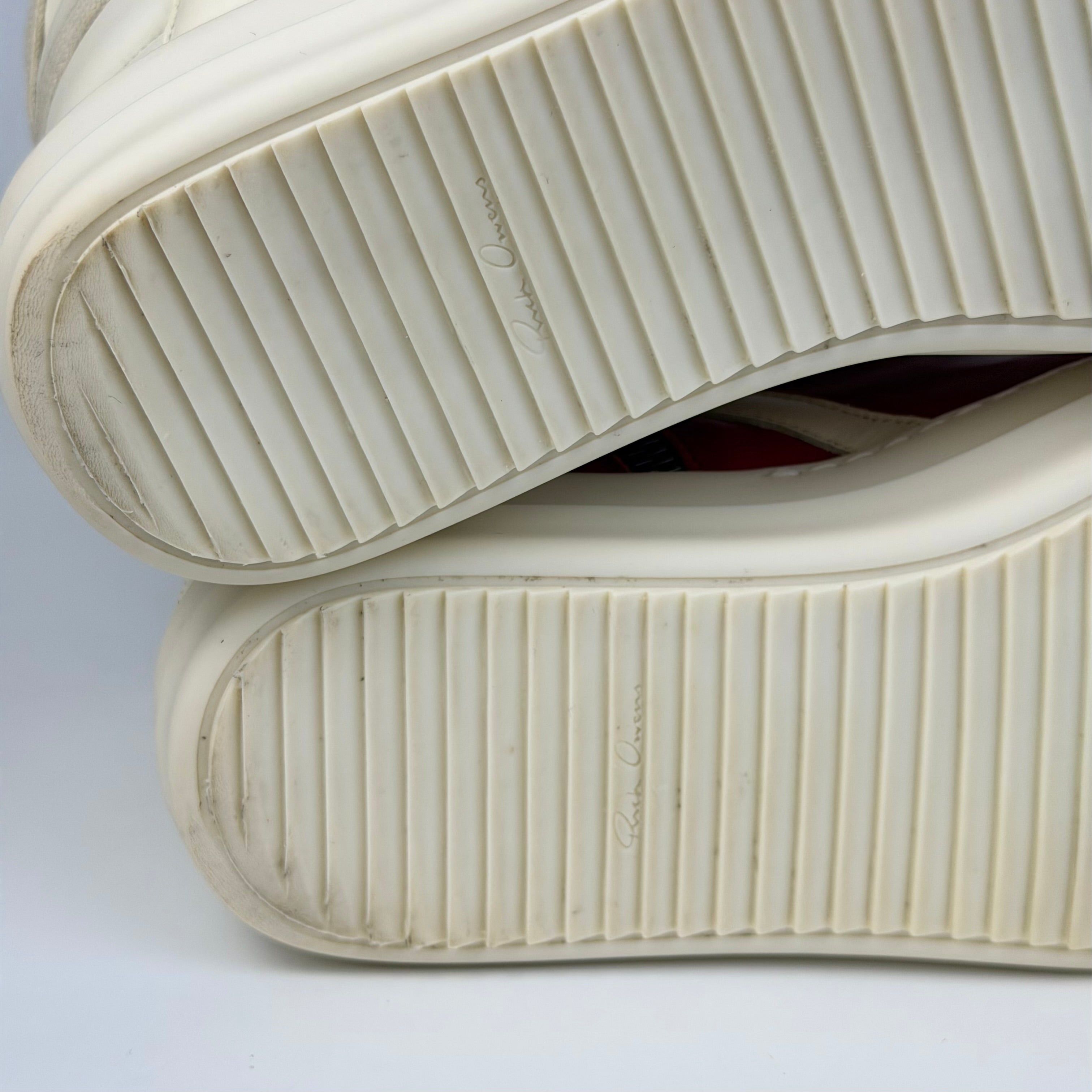 Rick Owens Geobasket Cardinal Red/Milk SS24 LIDO