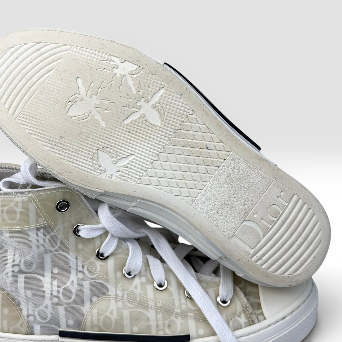 Dior B23 High-Top White Oblique