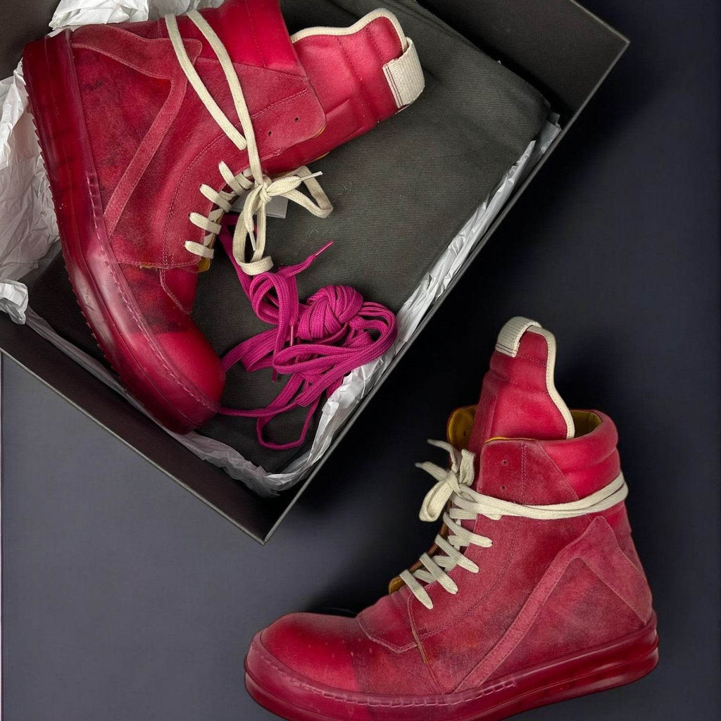 Rick Owens Hot Pink Geobasket - V STEALS