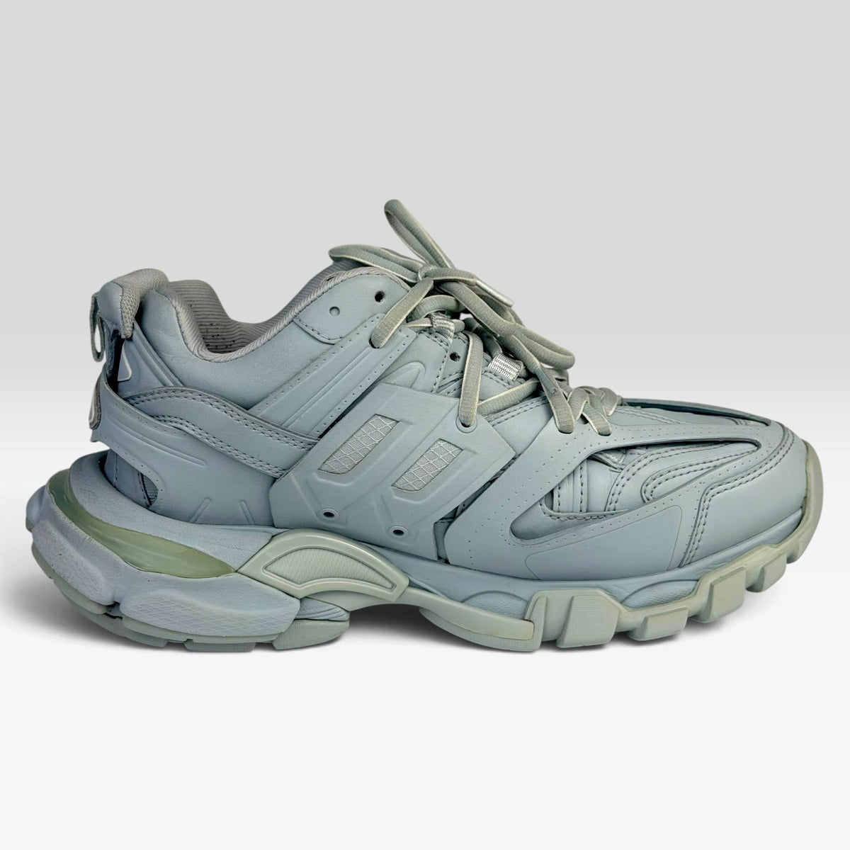 Balenciaga Track Faux Leather Blue