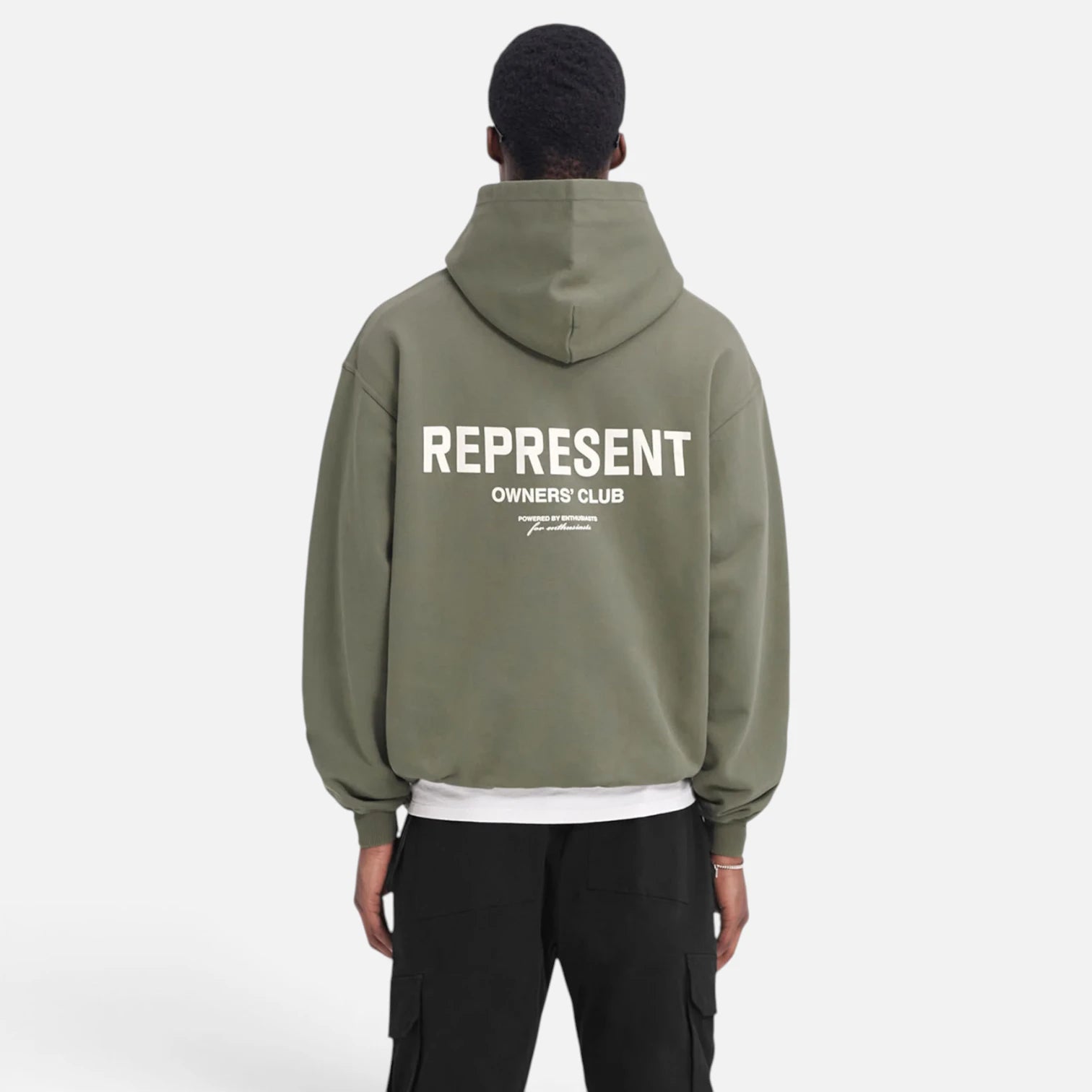 Represent Owner's Club Olive Green Hoodie
