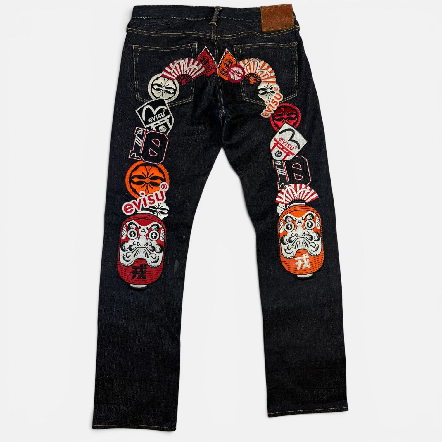 Evisu Japanese Icons Embroidery Daicock Denim