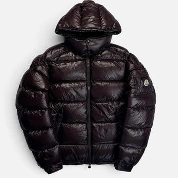 Moncler Maya Down Jacket Dark Brown – Puffer Jackets MONCLER la V STEALS