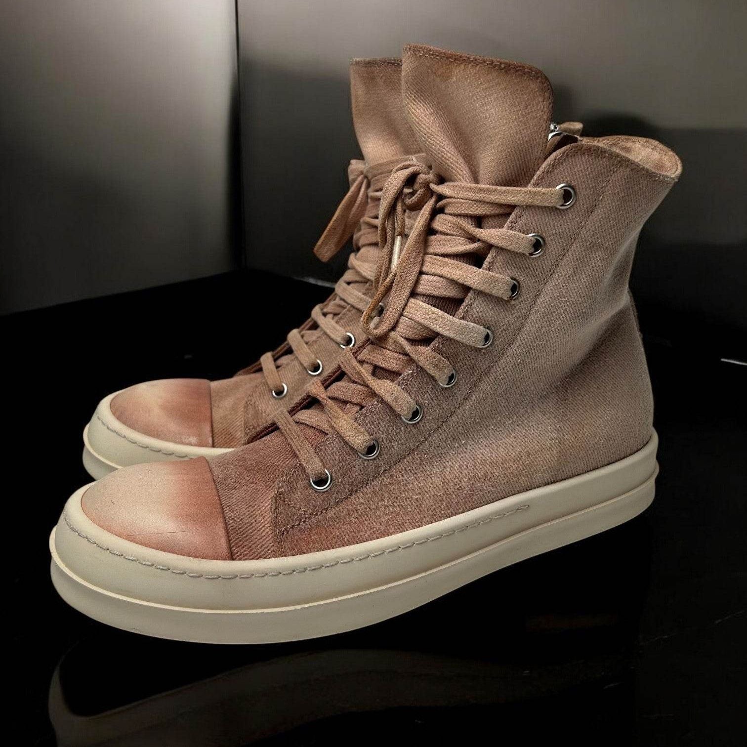 Rick Owens Ramones High Faded Pink - V STEALS