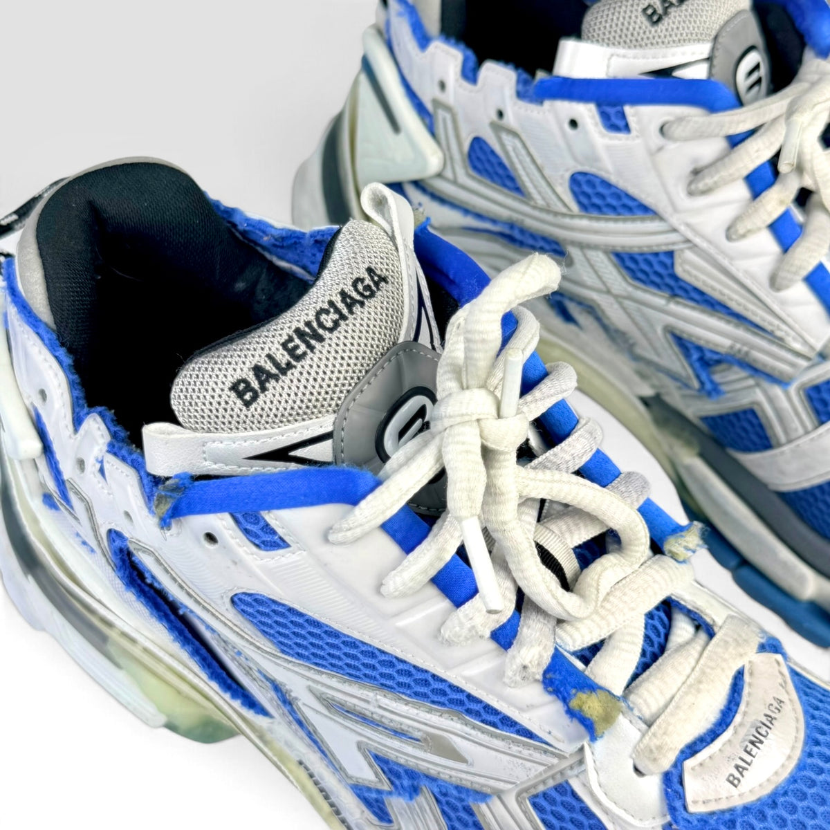 Balenciaga Runner Blue/White Sneakers
