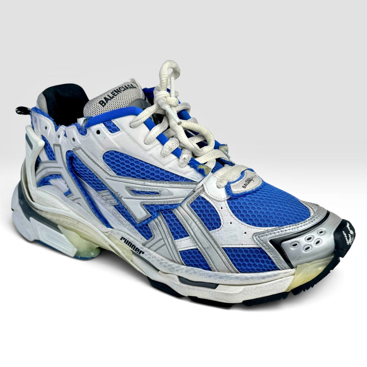 Balenciaga Runner Blue/White Sneakers