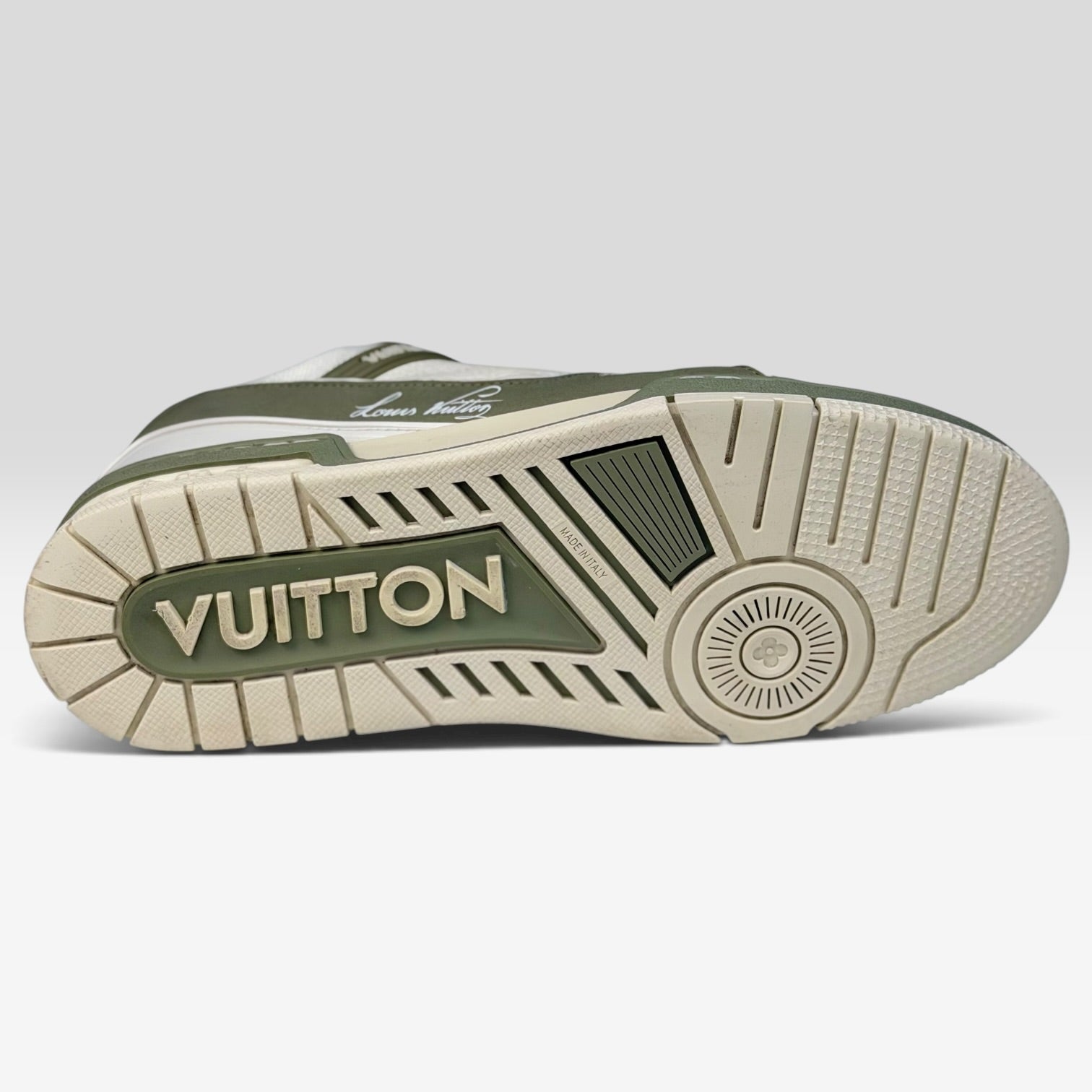 Louis Vuitton LV Trainer Green Two-Tone