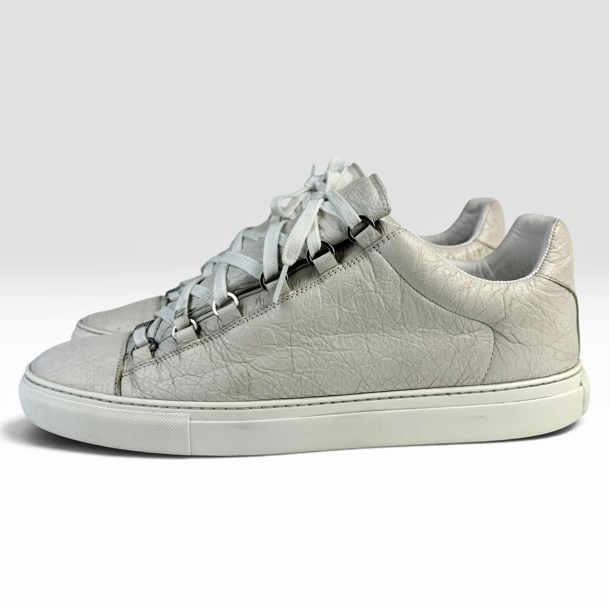Balenciaga Arena Low White Leather