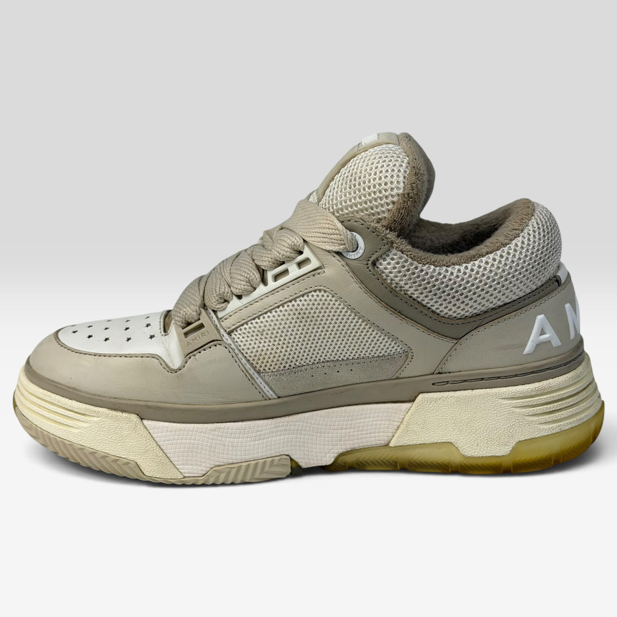 Amiri MA-1 Beige/White | Sneakers Amiri