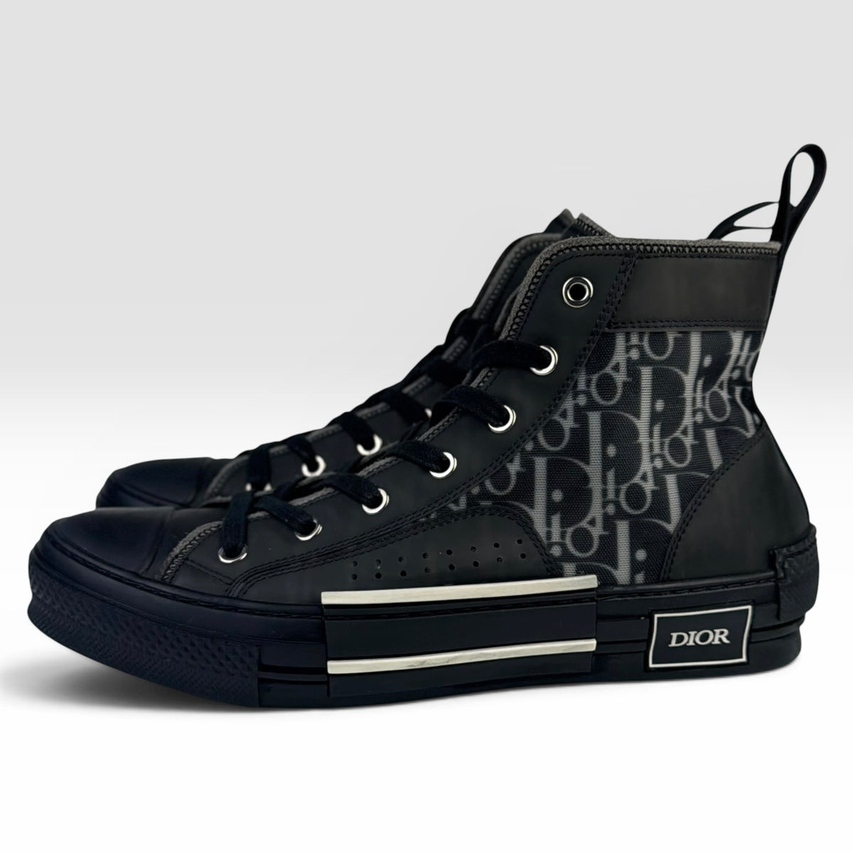 Dior B23 High-Top Black Oblique