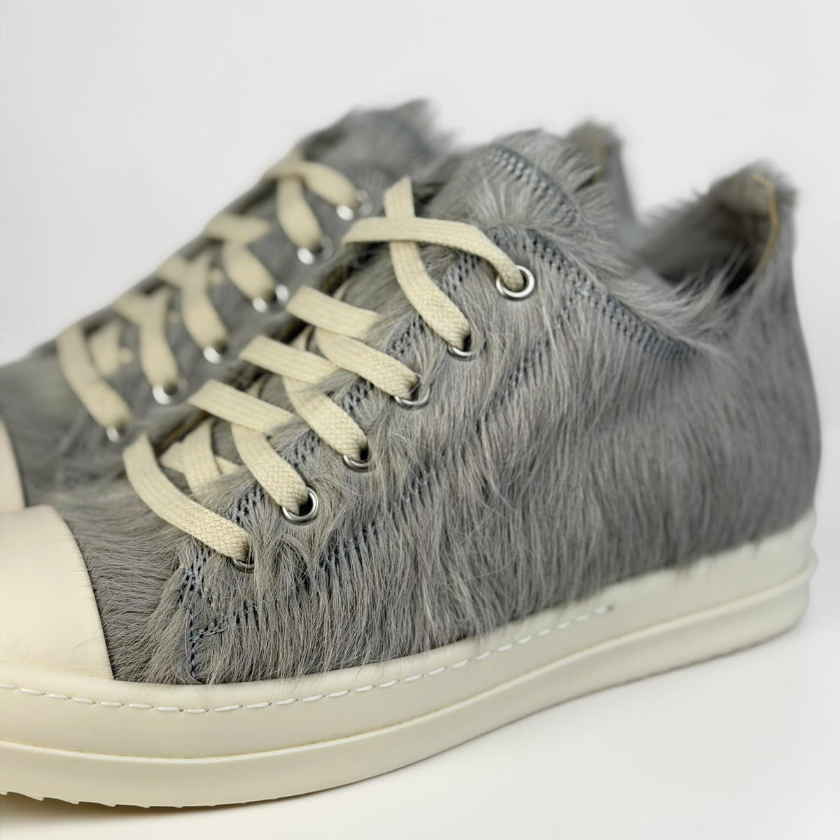 Rick Owens Strobe Fur Sneakers