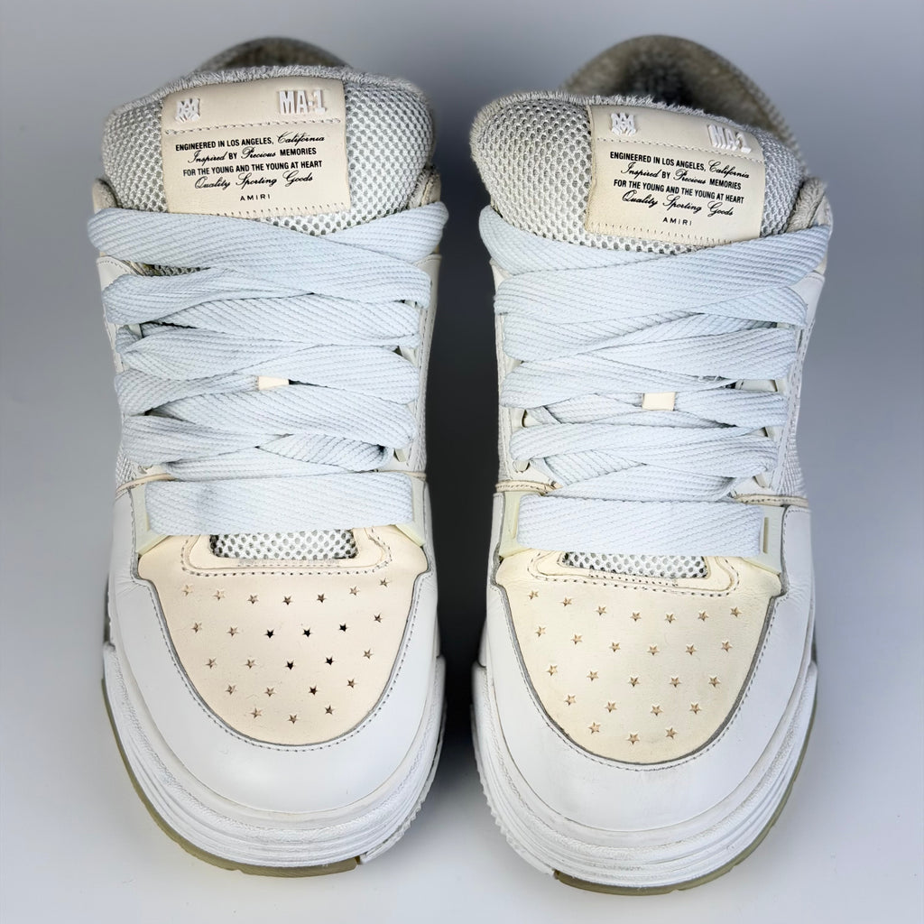 Amiri MA-1 Alabaster White Sneakers