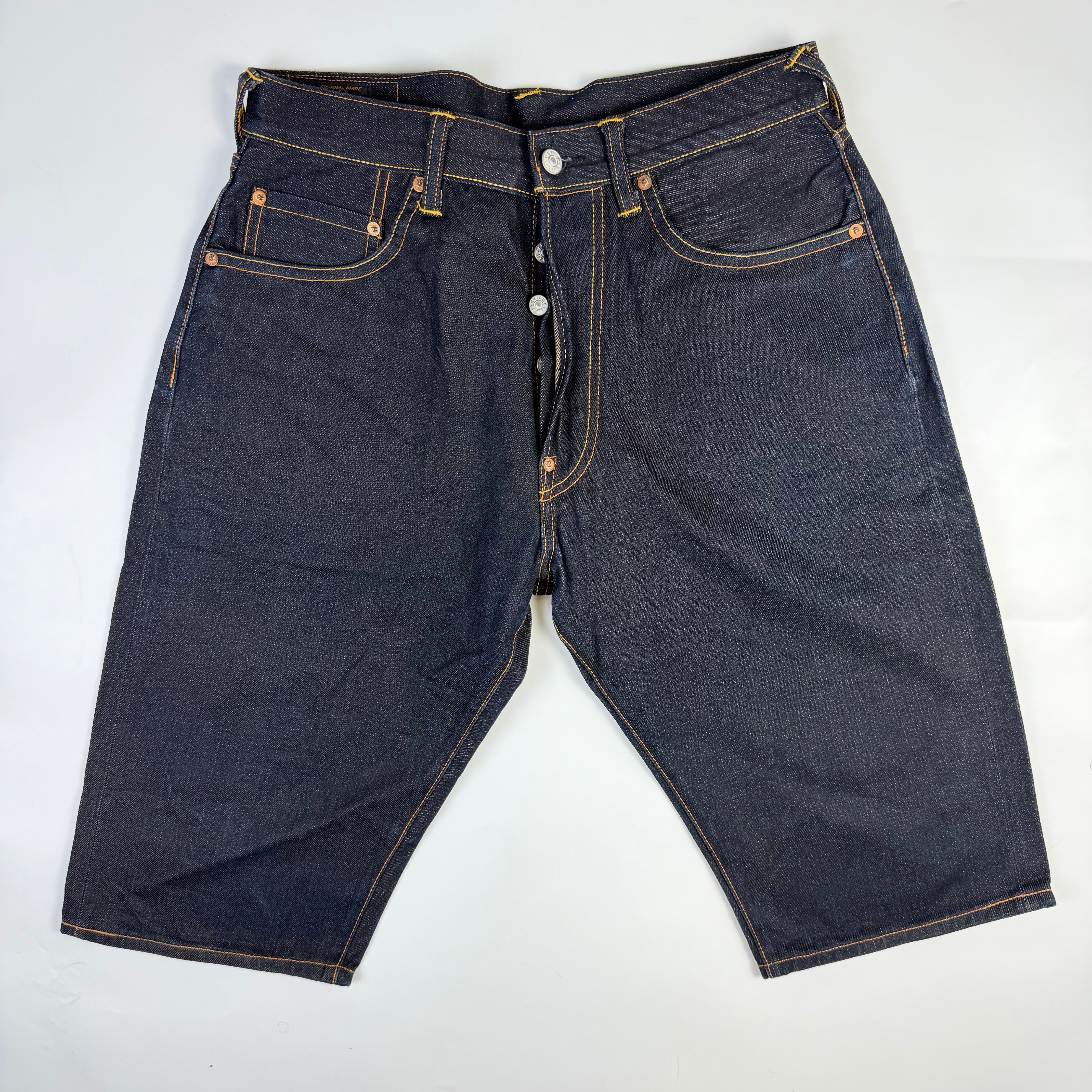 Evisu No. 3 Seagull Japanese Denim Shorts