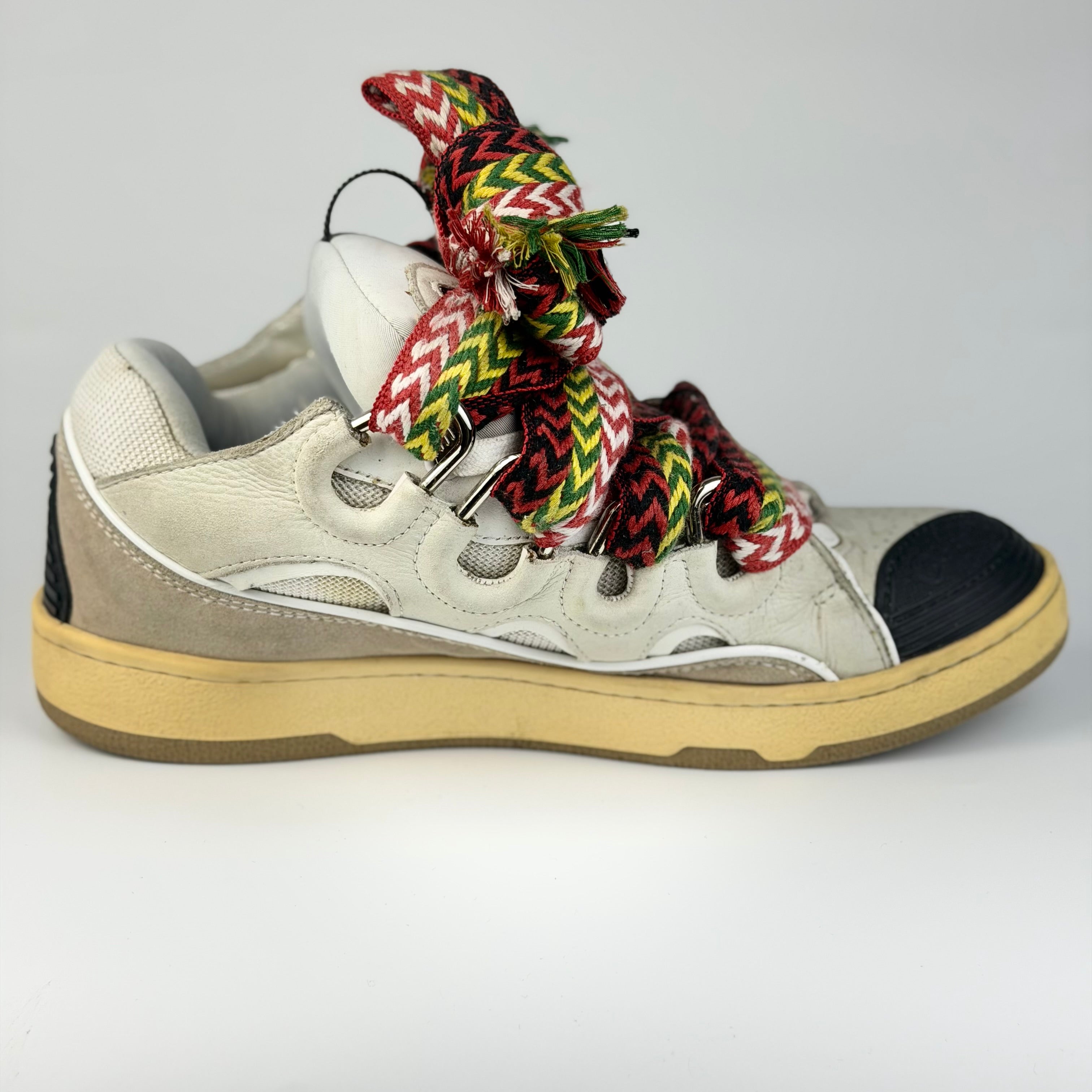 Lanvin Curb White Sneakers