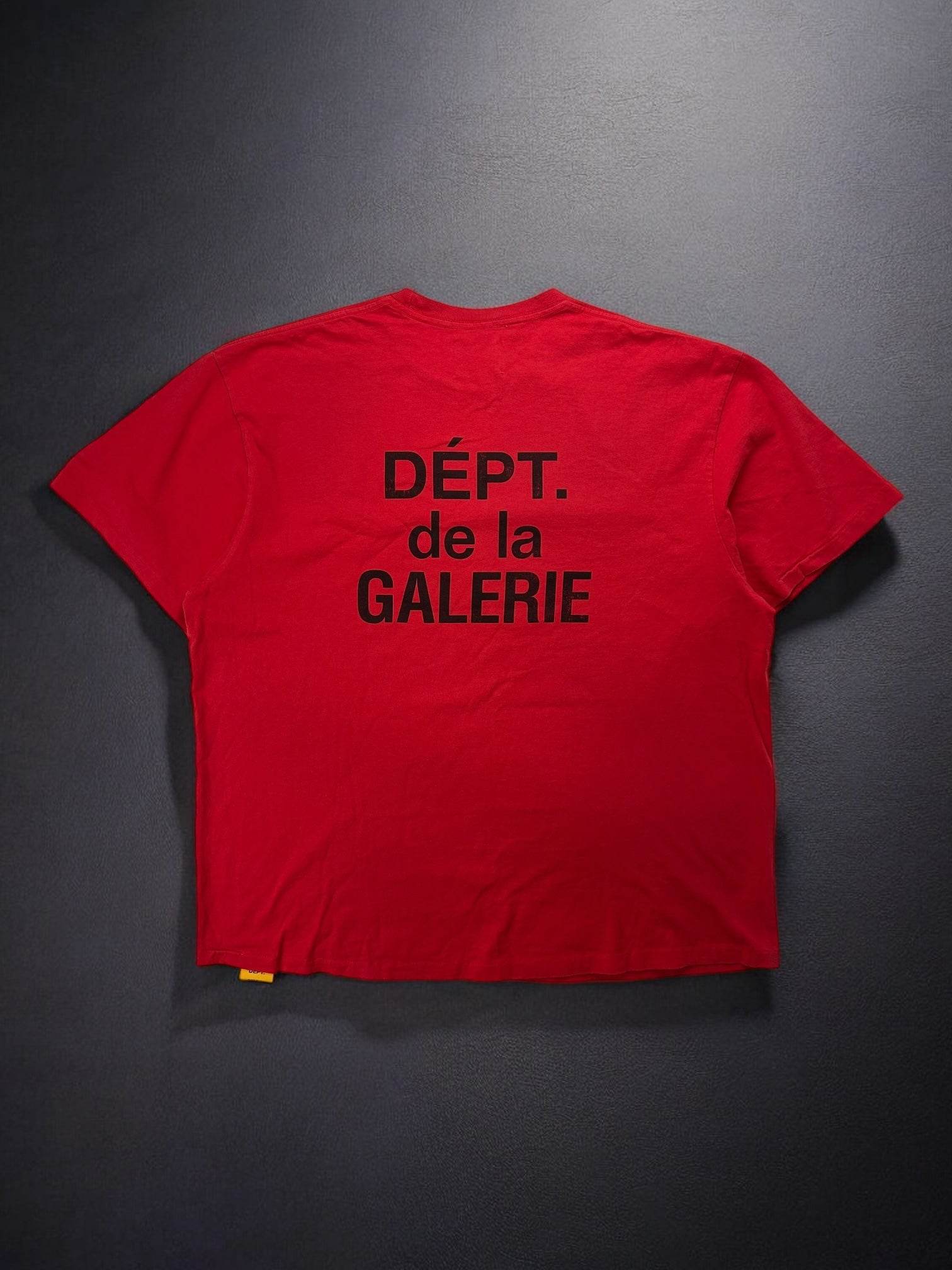Gallery Dept French Logo T-shirt Red - V STEALS