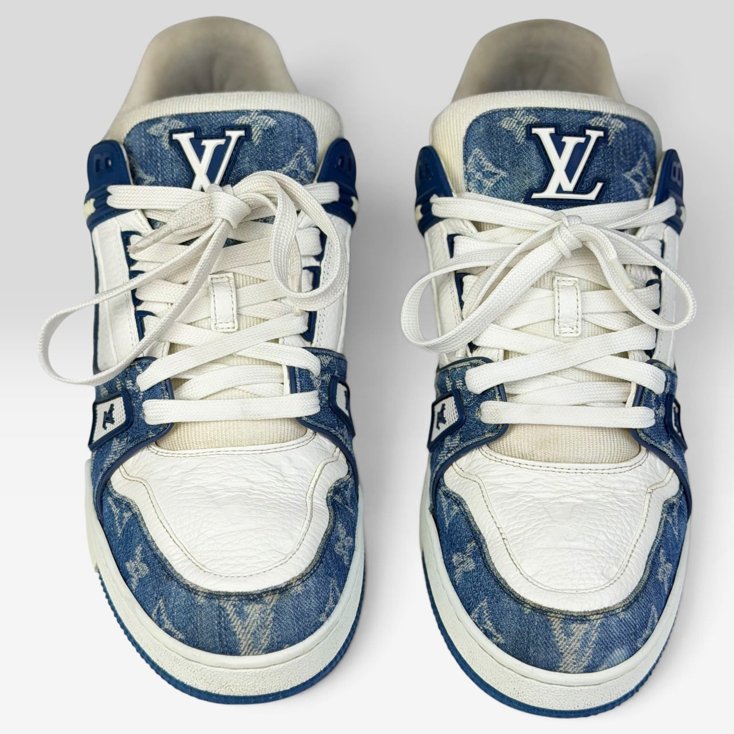 Louis Vuitton LV Trainer Sneaker Denim Monogram